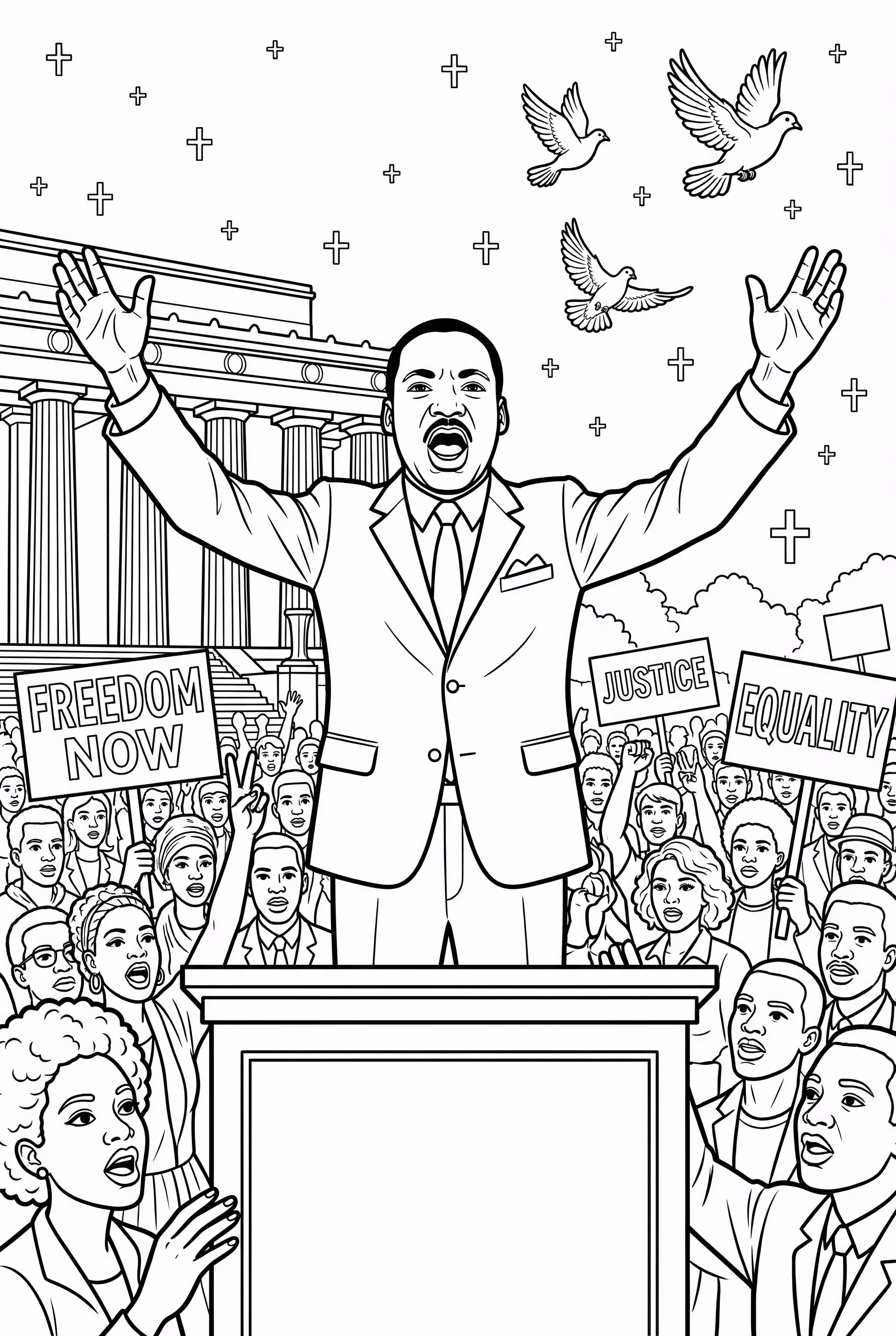 martin luther king's Vision for a United Future