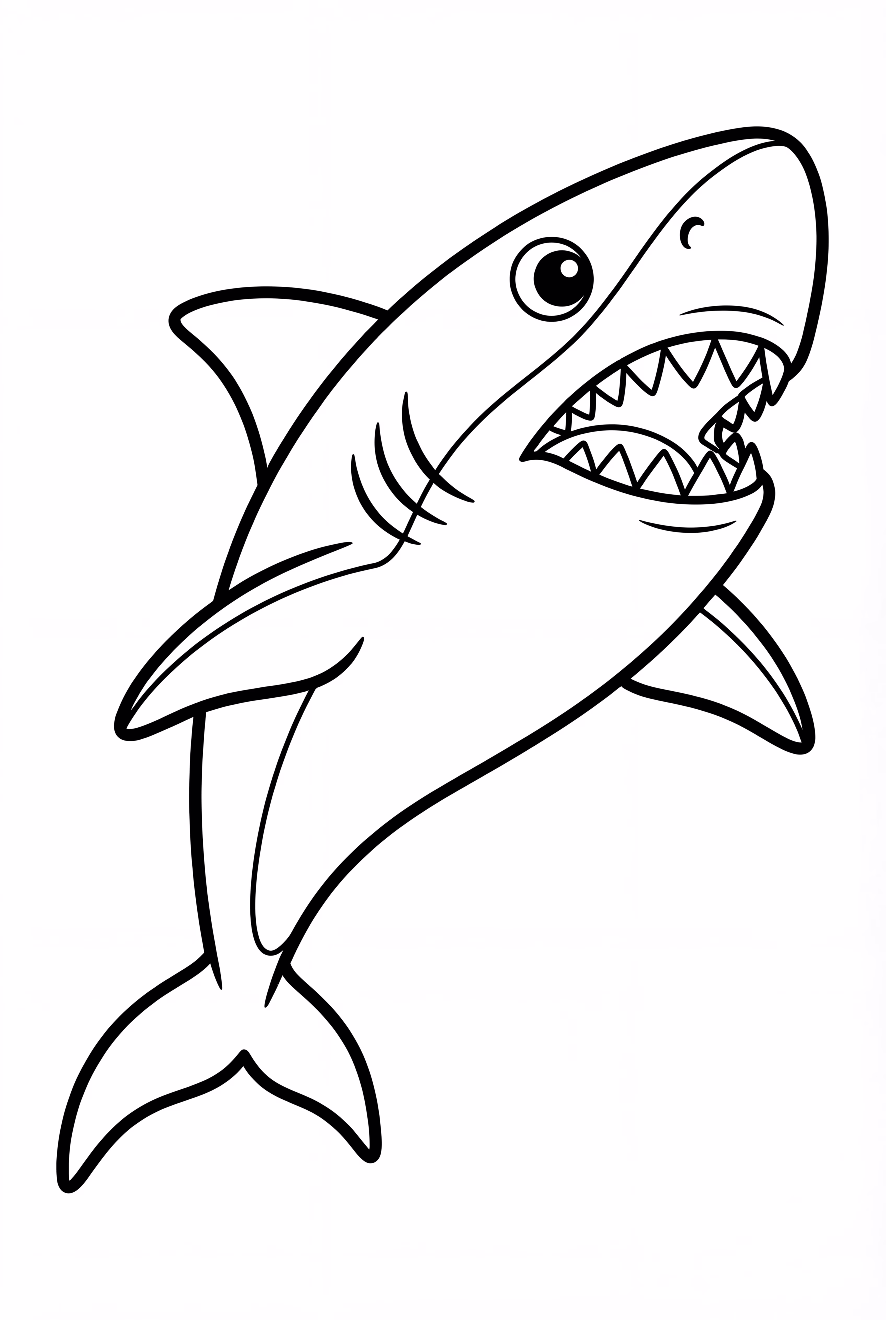 Megalodon im blauen Ozean