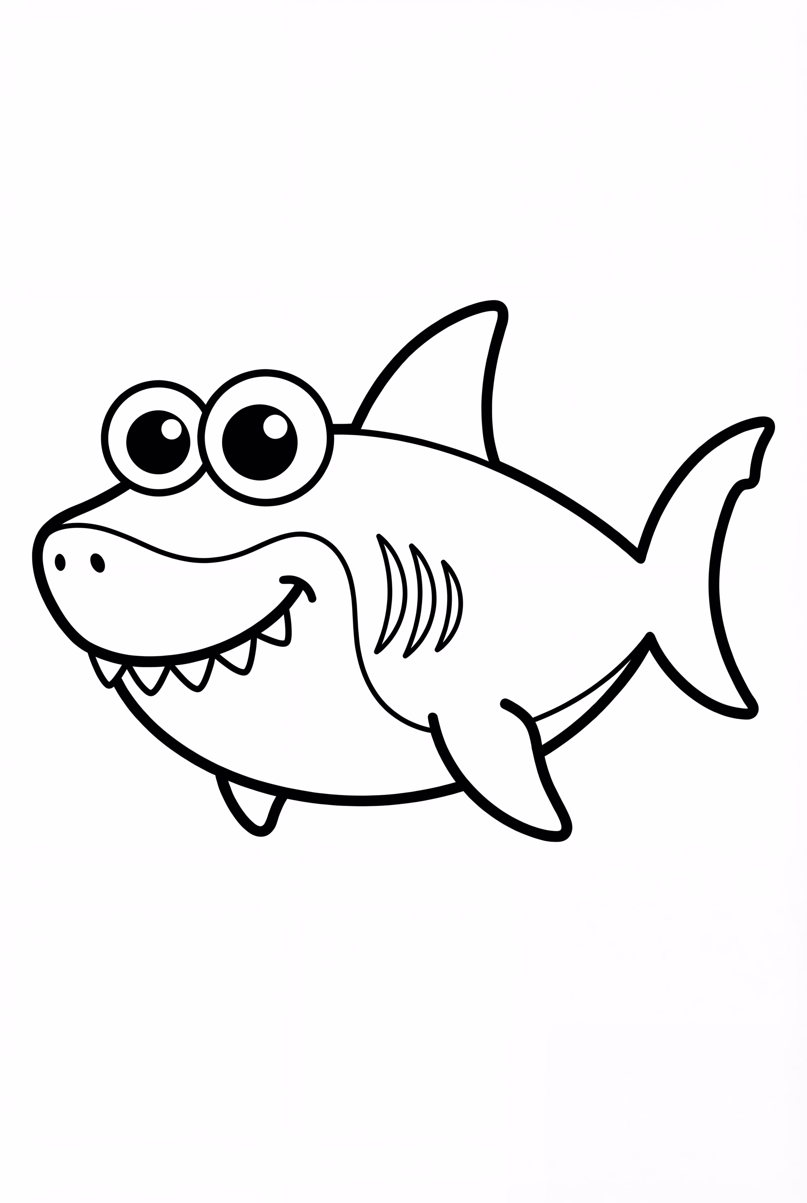 Megalodon With Big Eyes