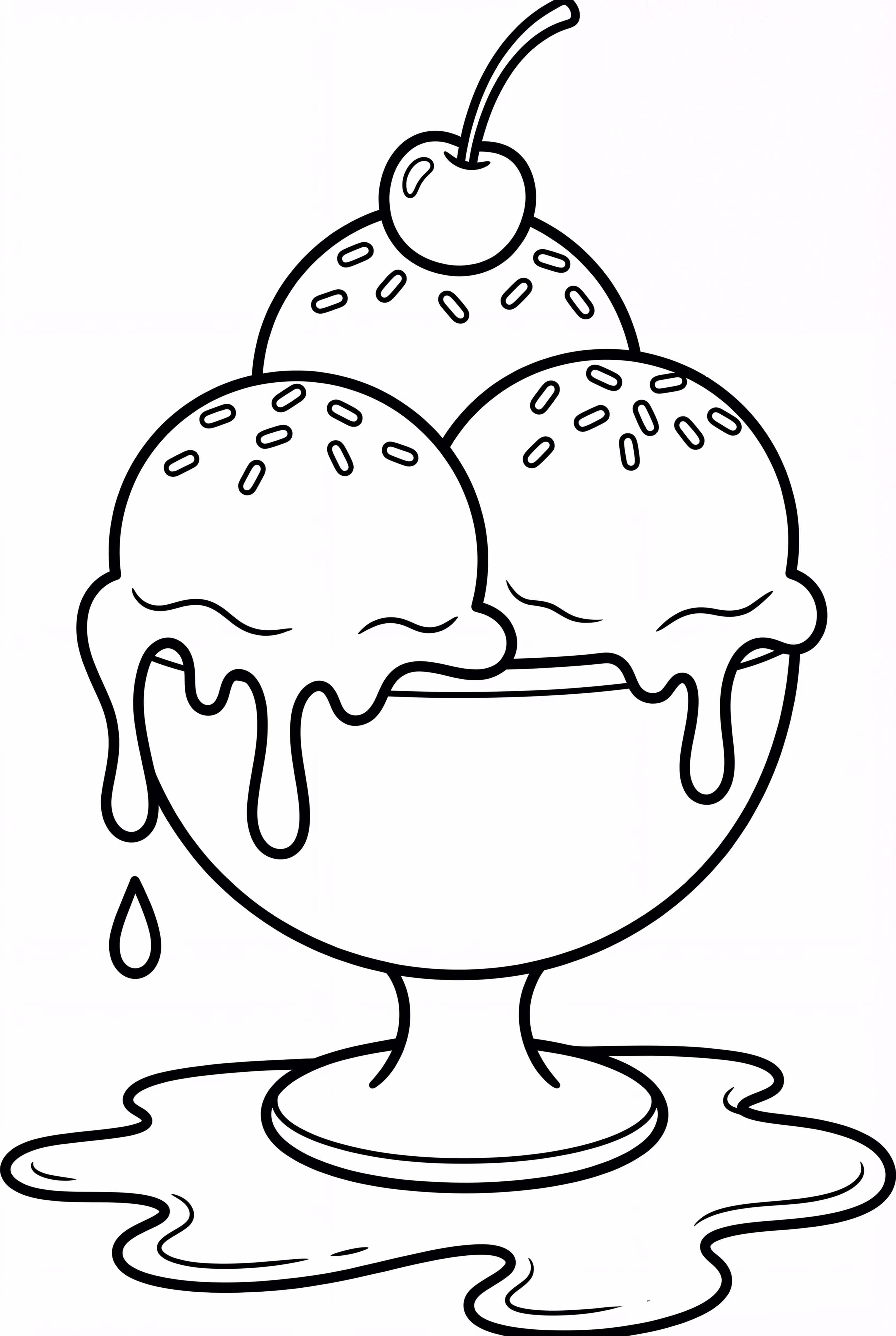 Melting Ice Cream Dessert Bowl