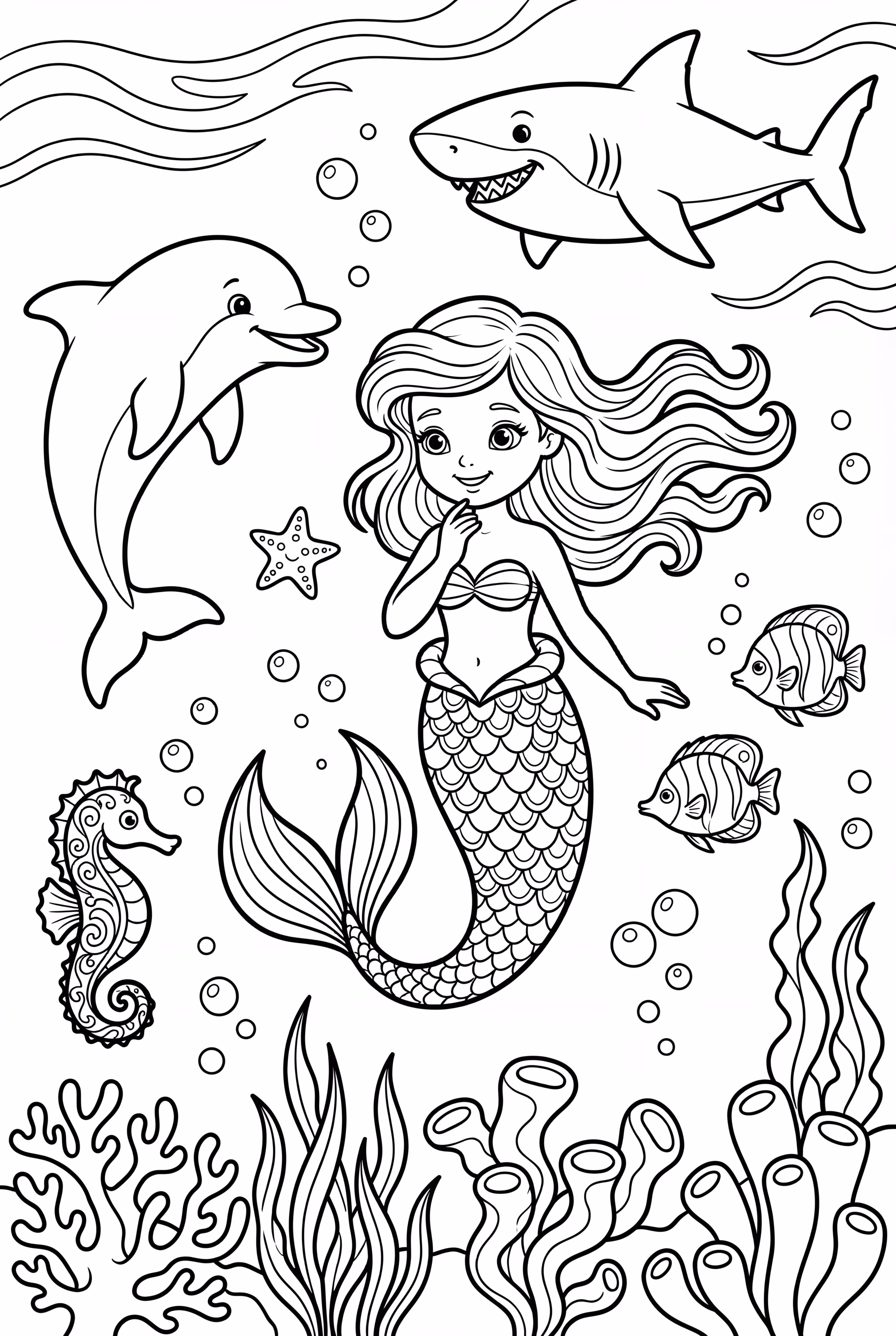 Mermaid and Pets Playtime