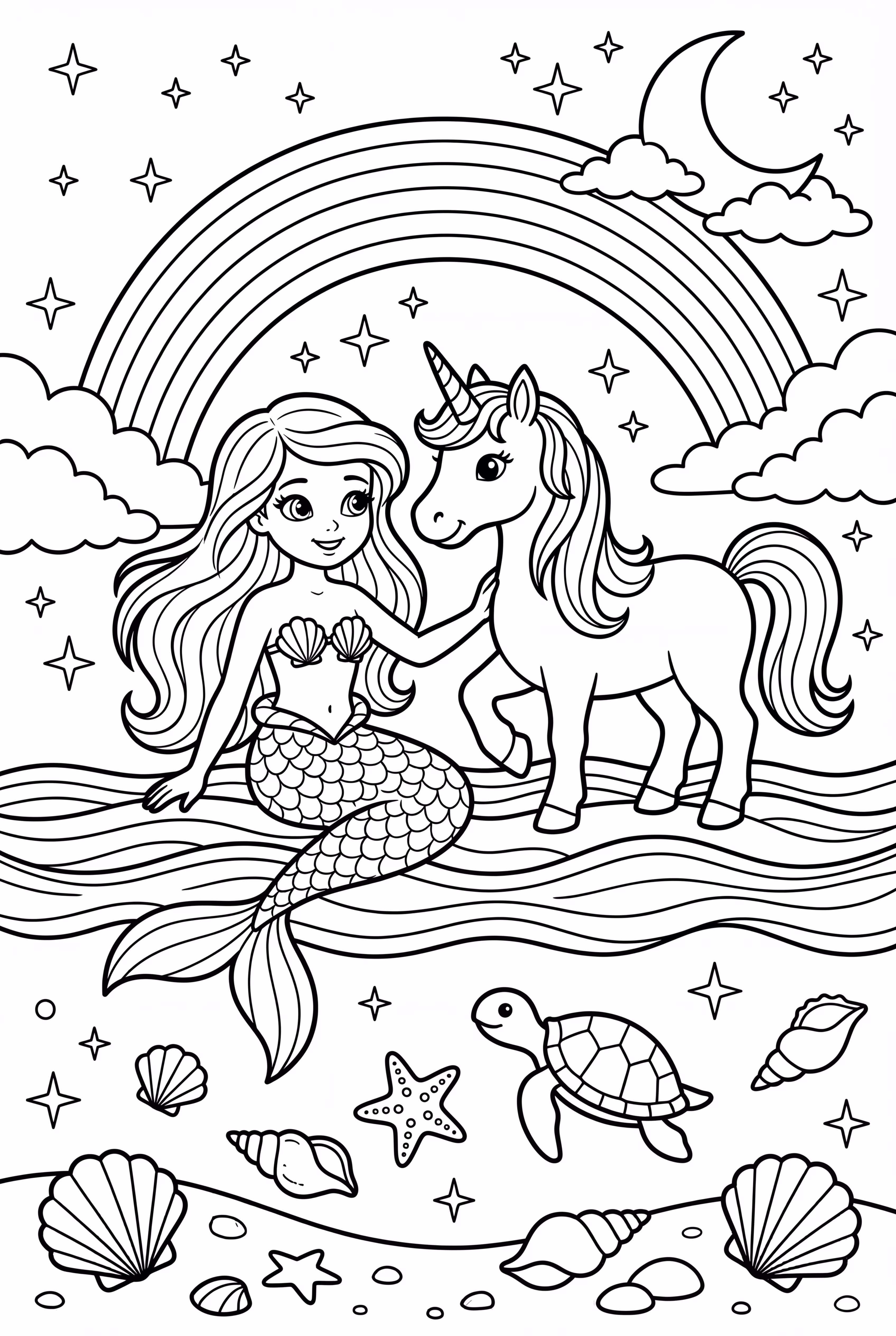 Mermaid and Unicorn Tale