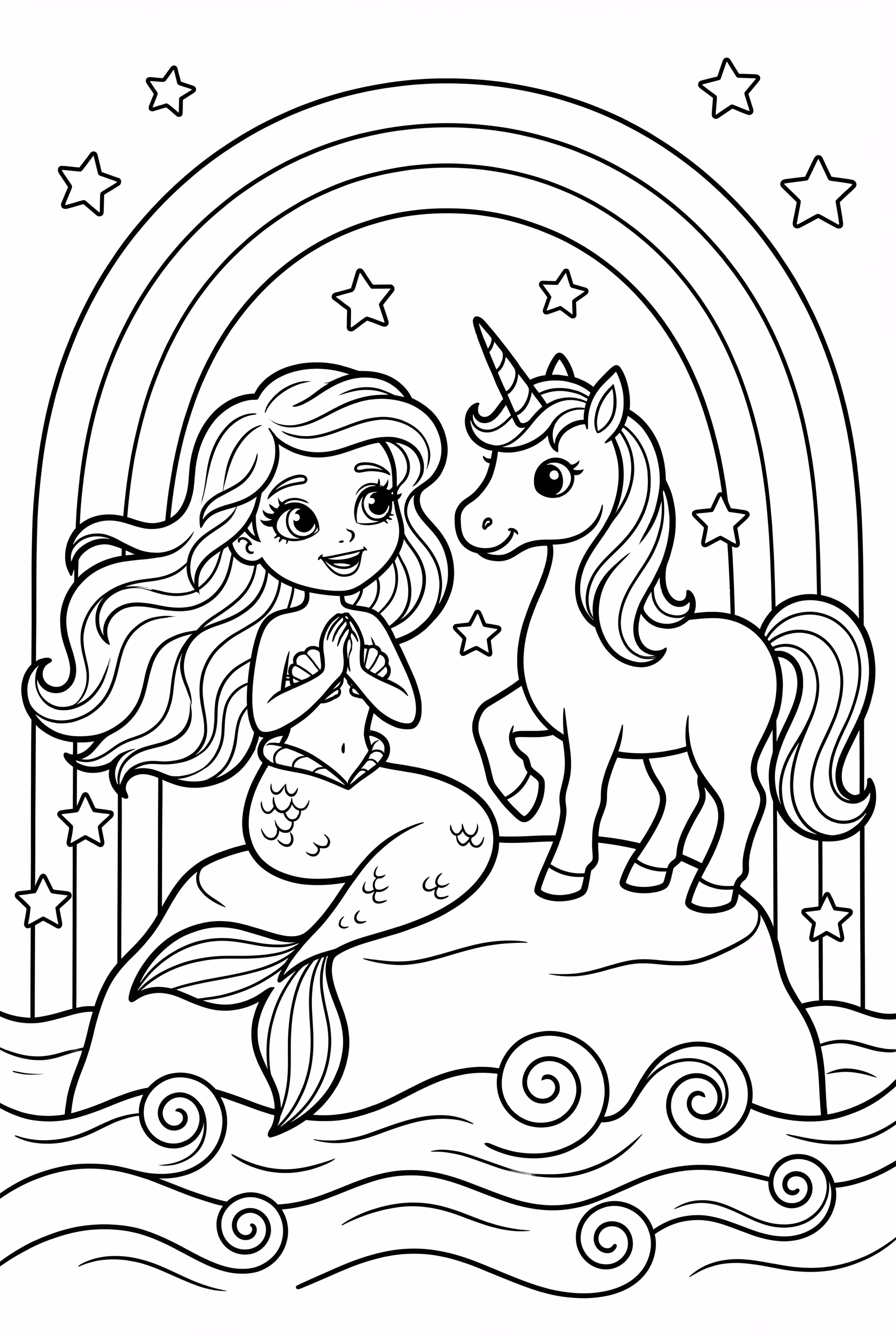 Mermaid and Unicorn Tale