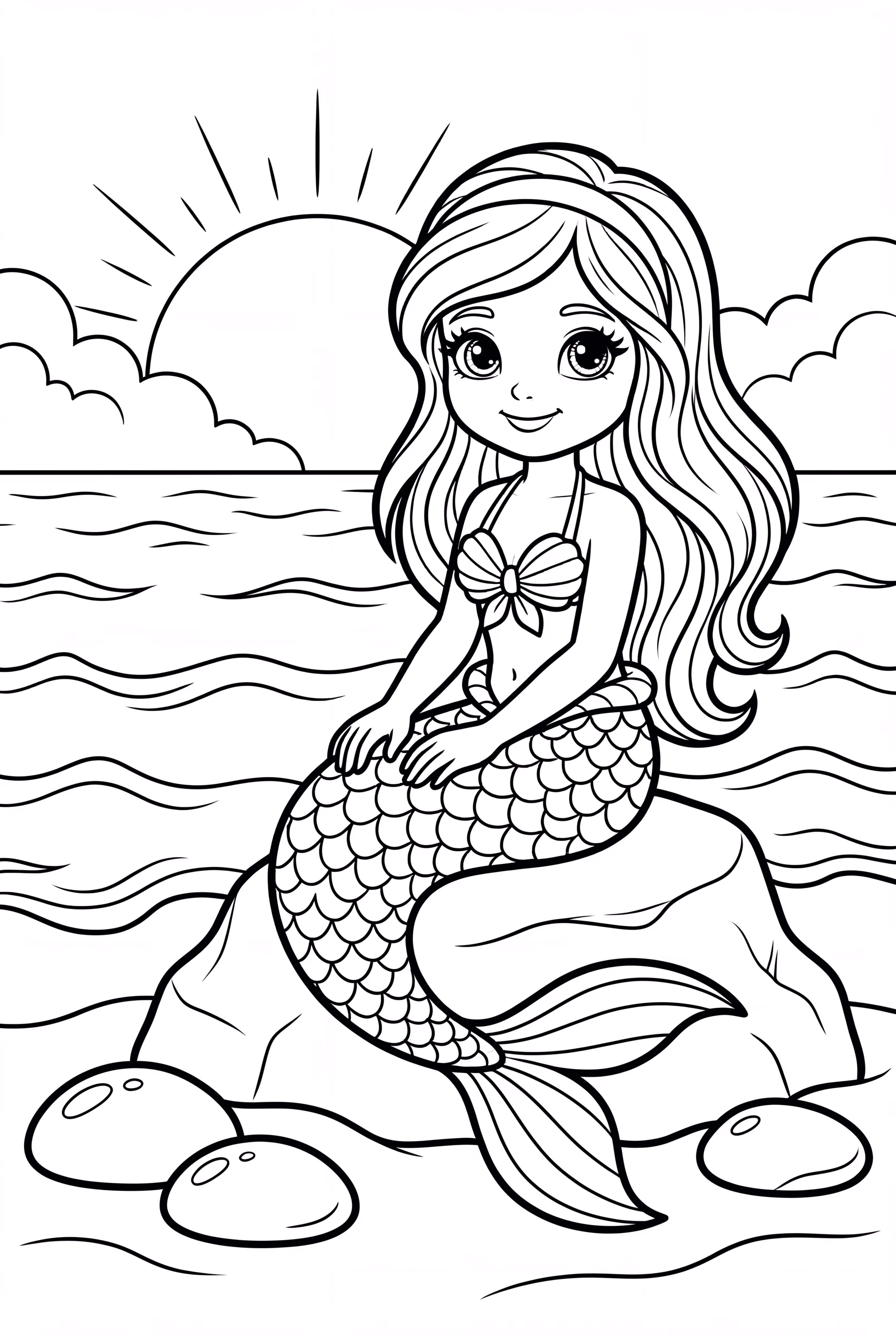 Mermaid at Sunset Beach