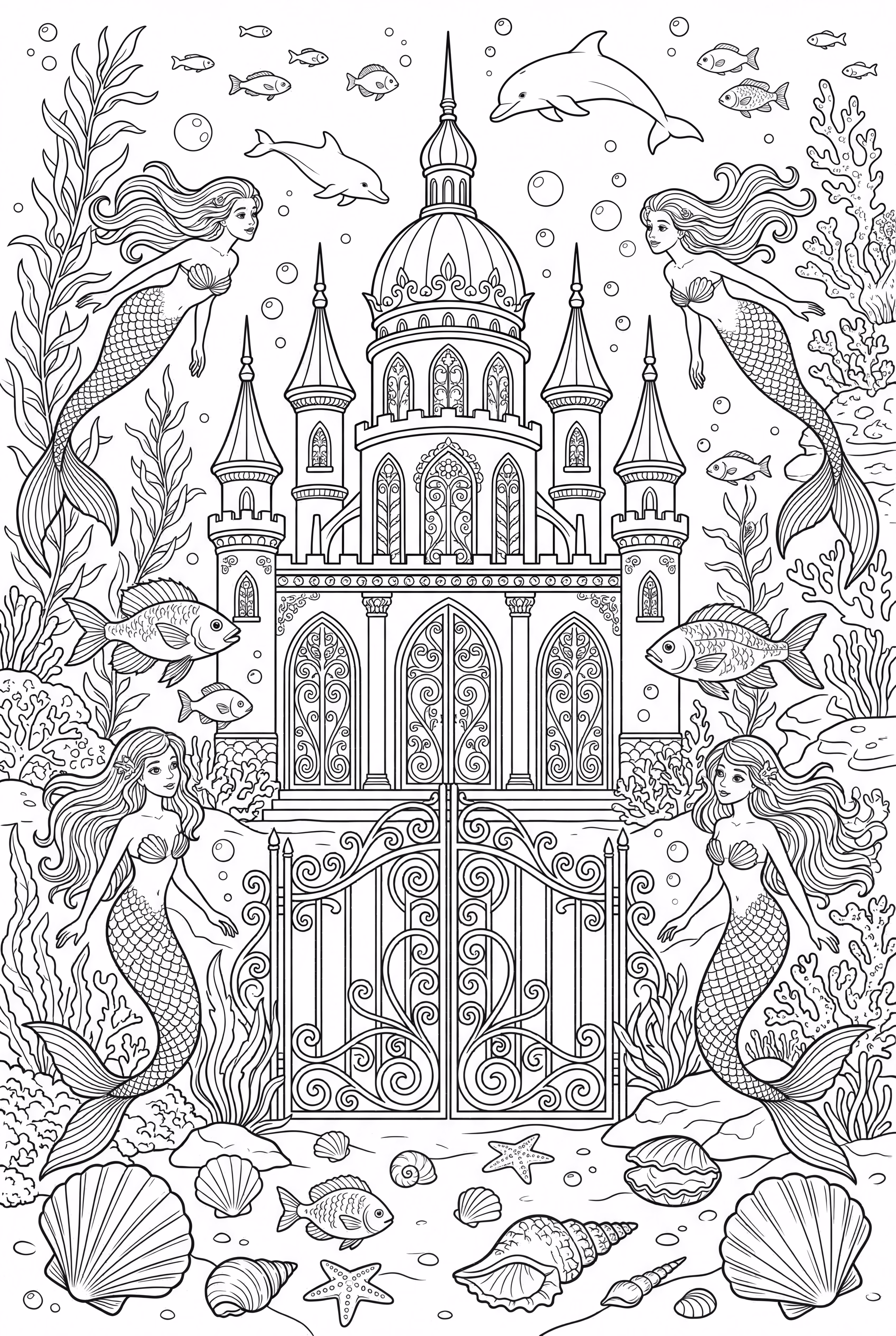 美人鱼王国海底宫殿