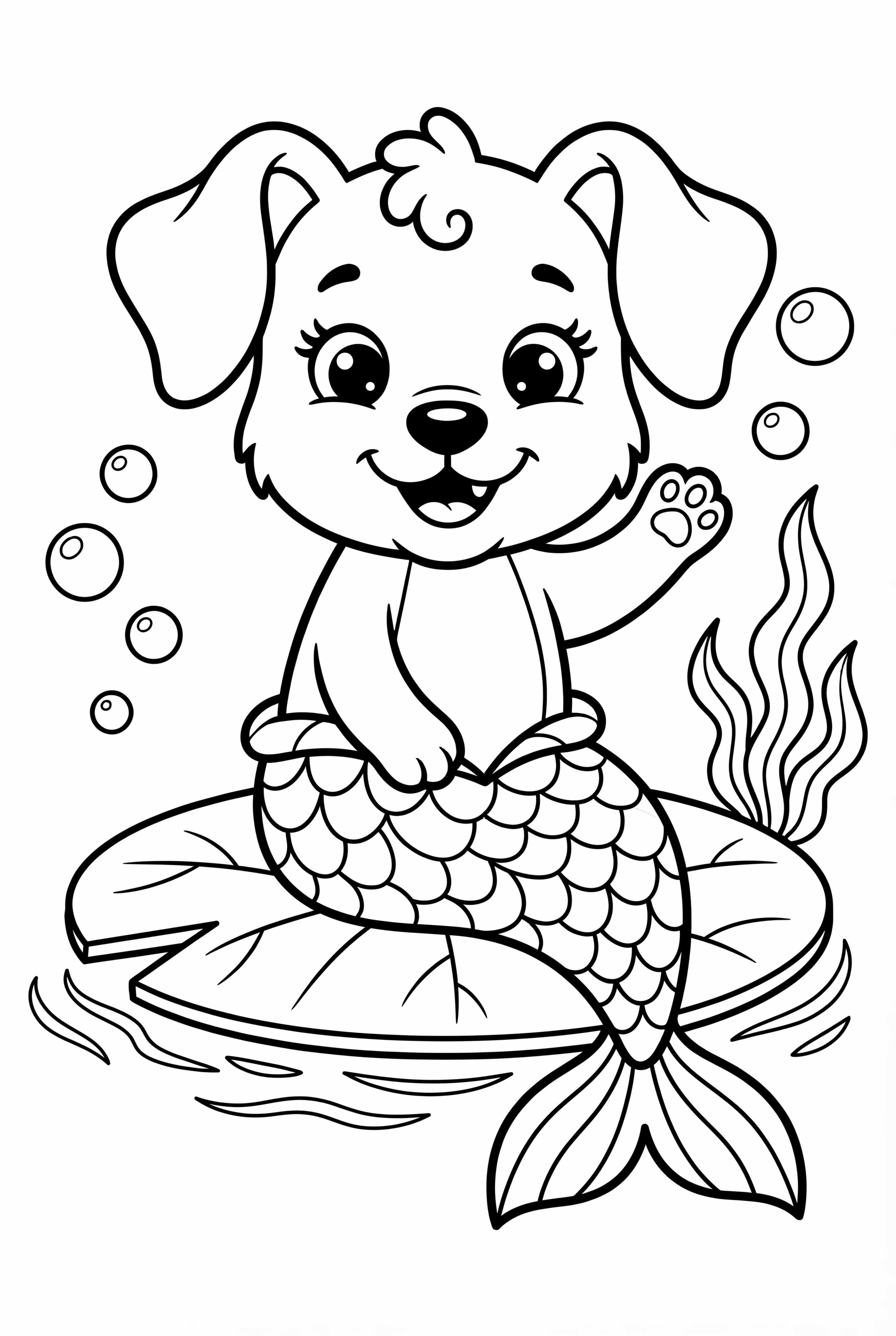 Mermaid Puppy Play