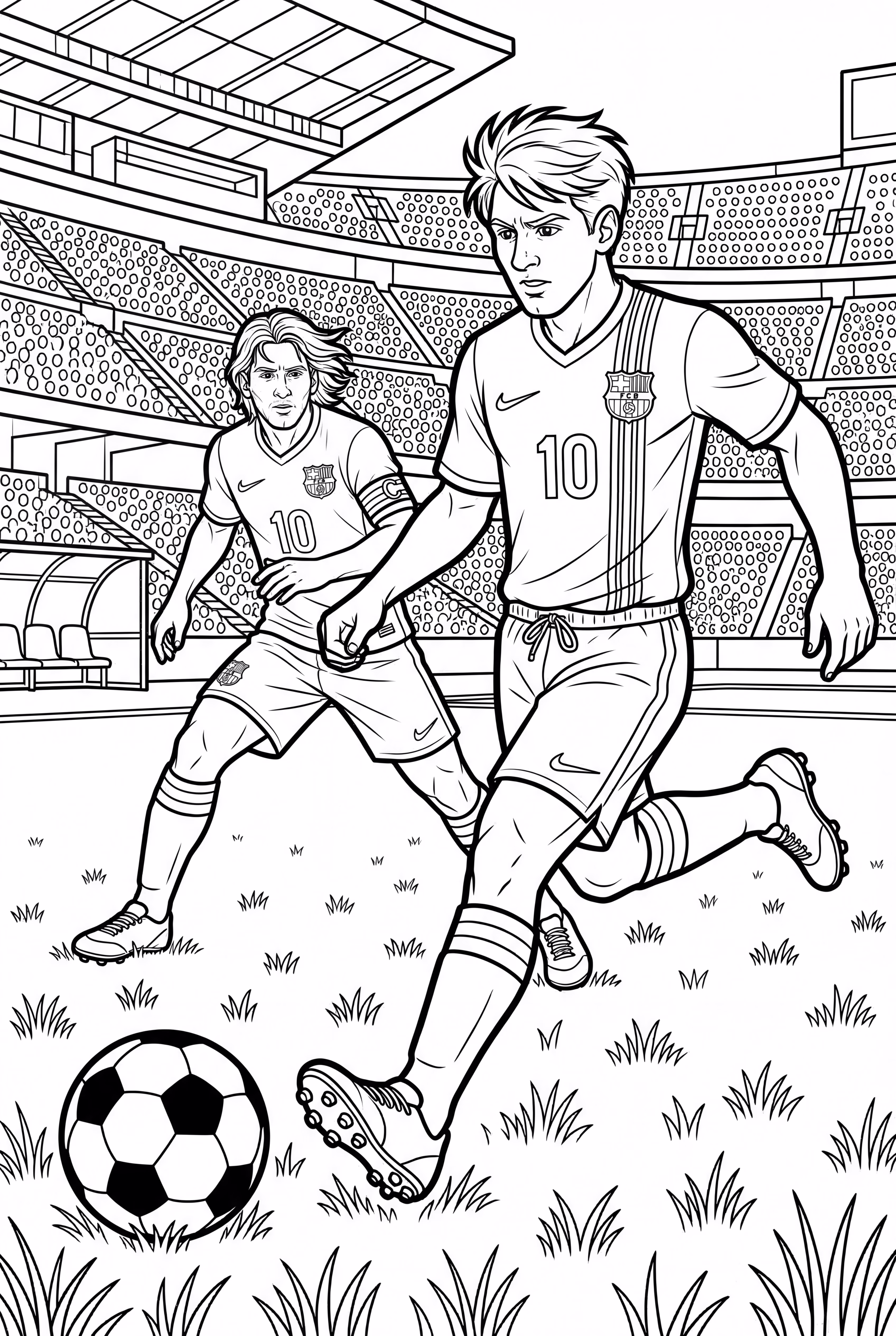 梅西和内马尔在戏剧性的比赛场景-2