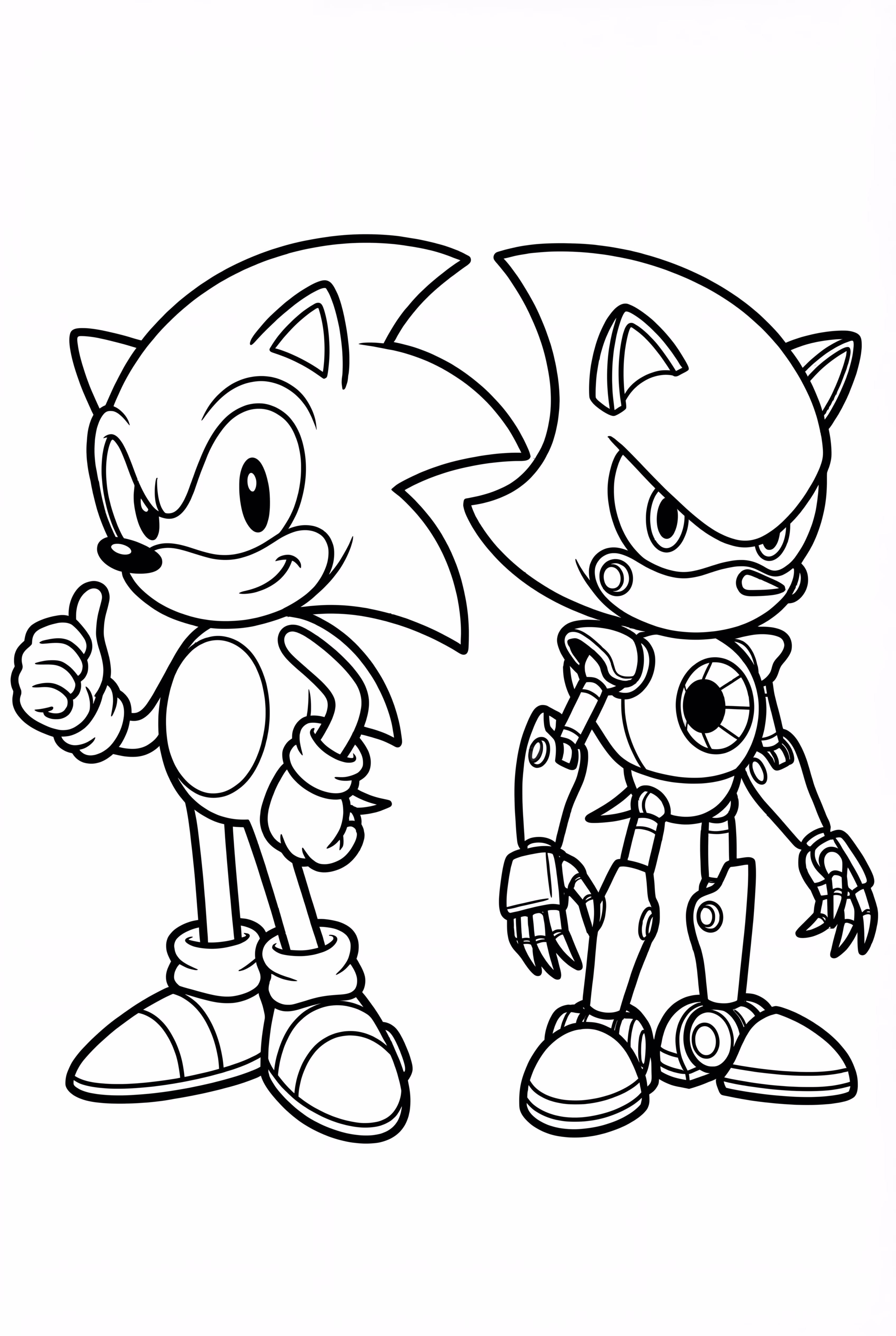Metal Sonic vs Sonic