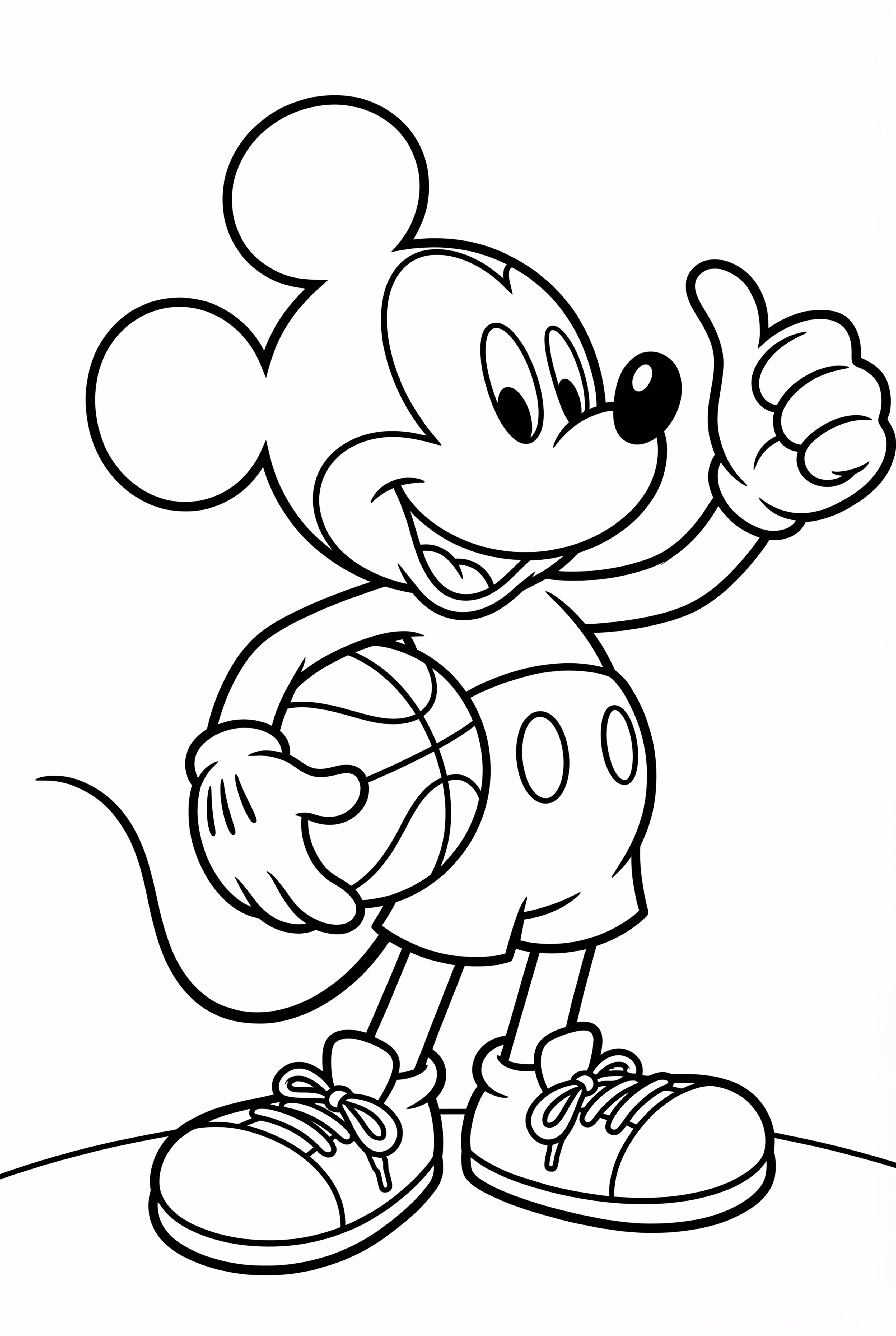 Mickey Mouse Basketball Game