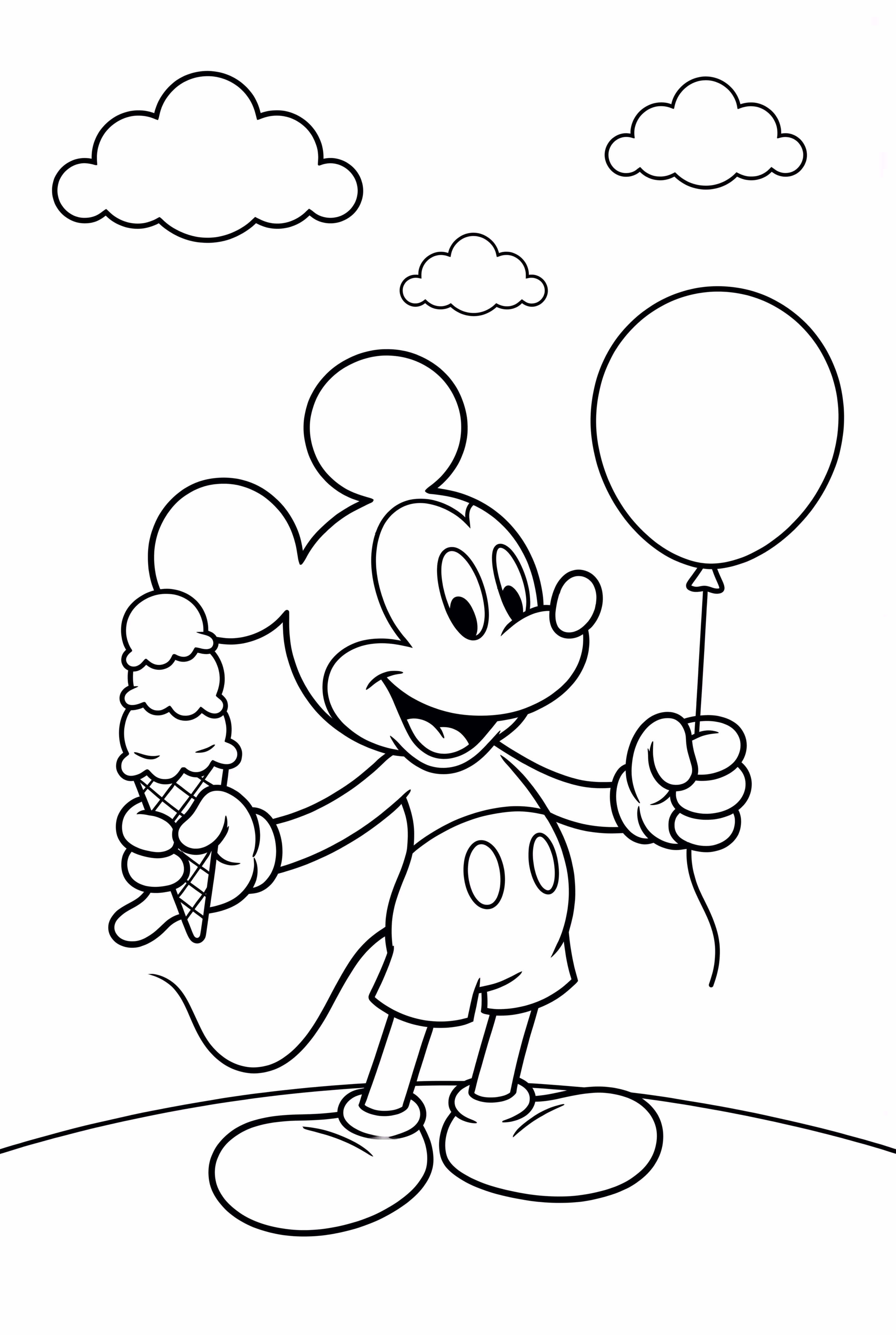 Mickey Mouse Ice Cream Treat