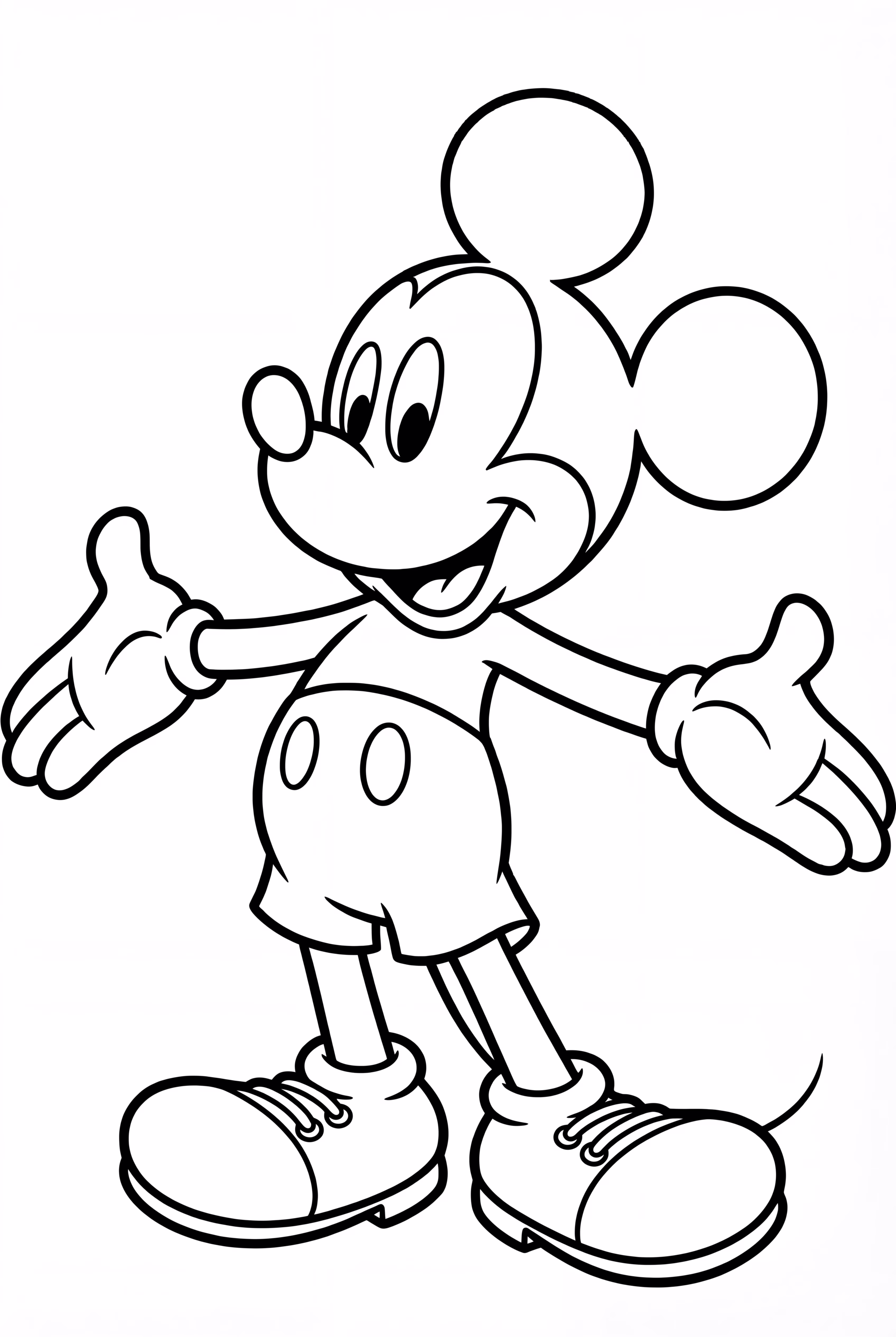 Mickey Mouse in a Winter Wonderland