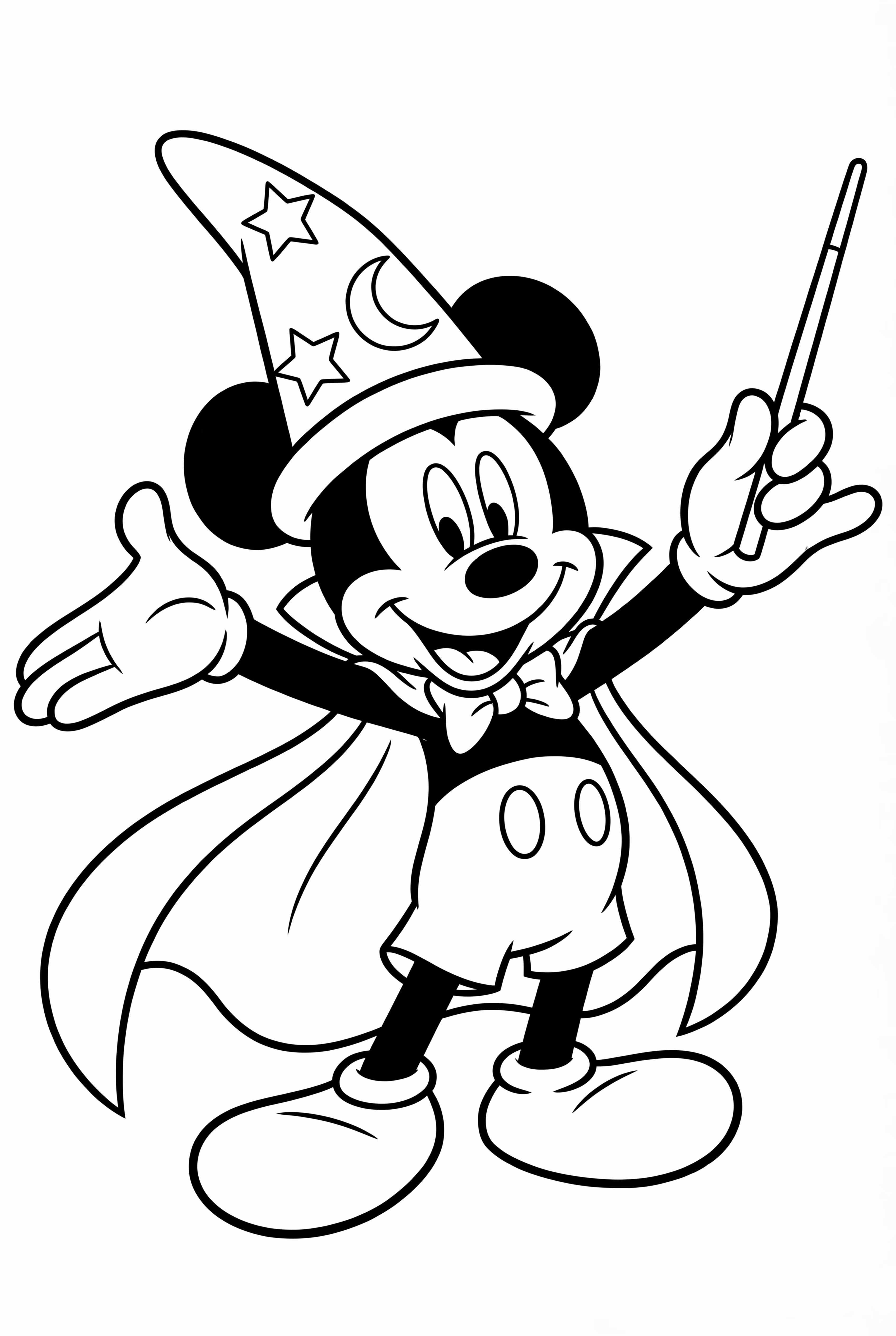 Mickey Mouse In Magician Cape