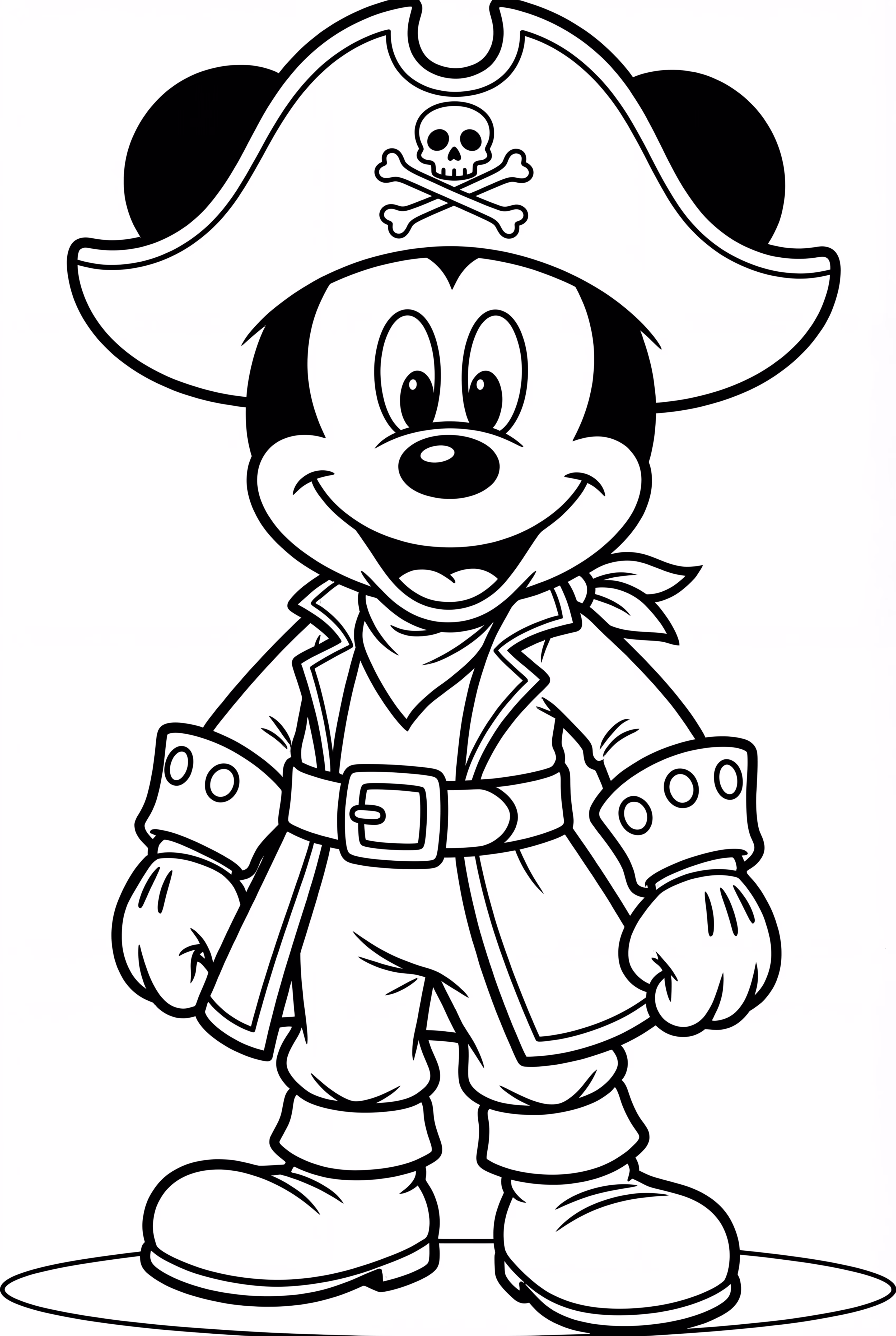 Mickey Mouse In Pirate Costume