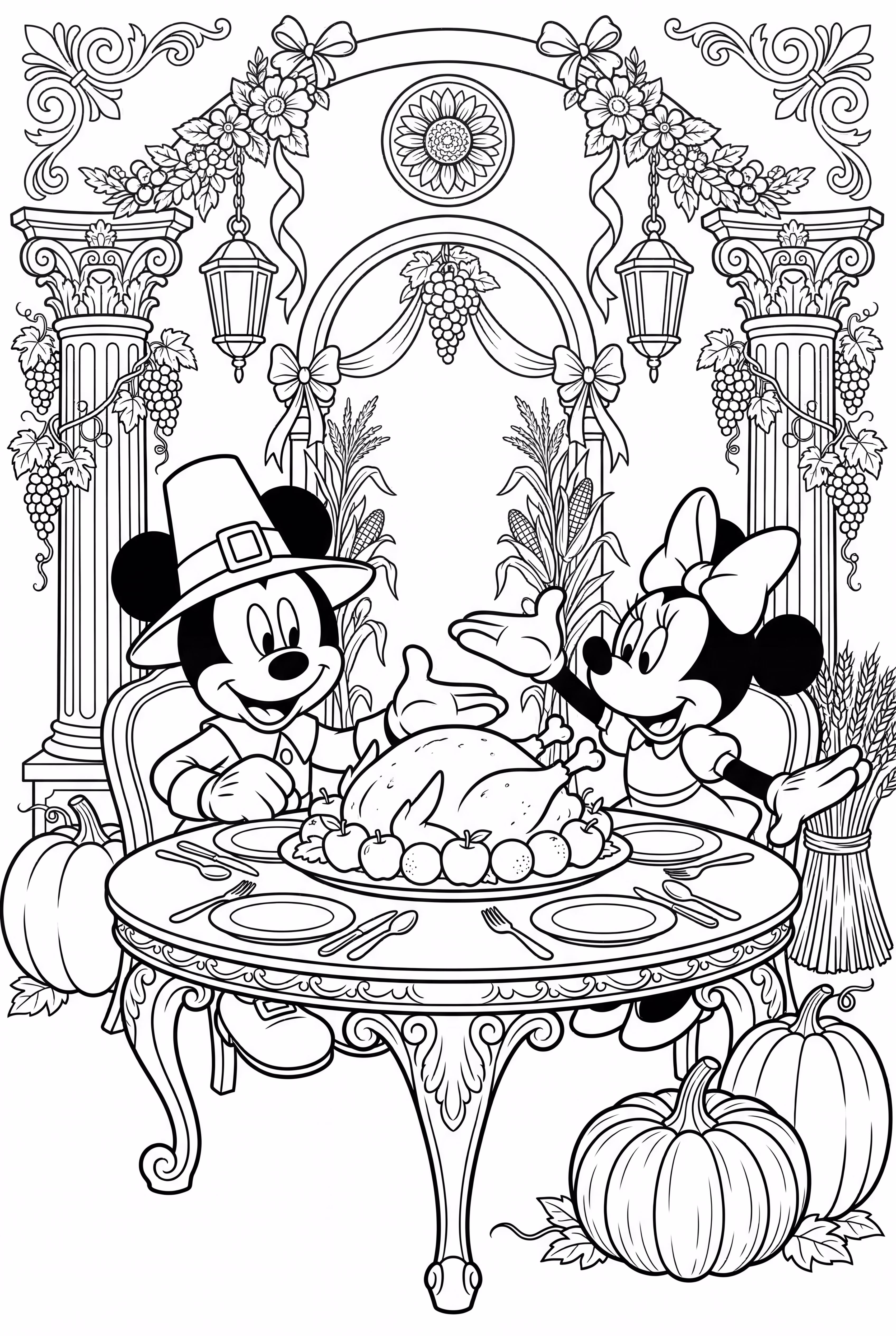 Mickey Mouse Thanksgiving Feast