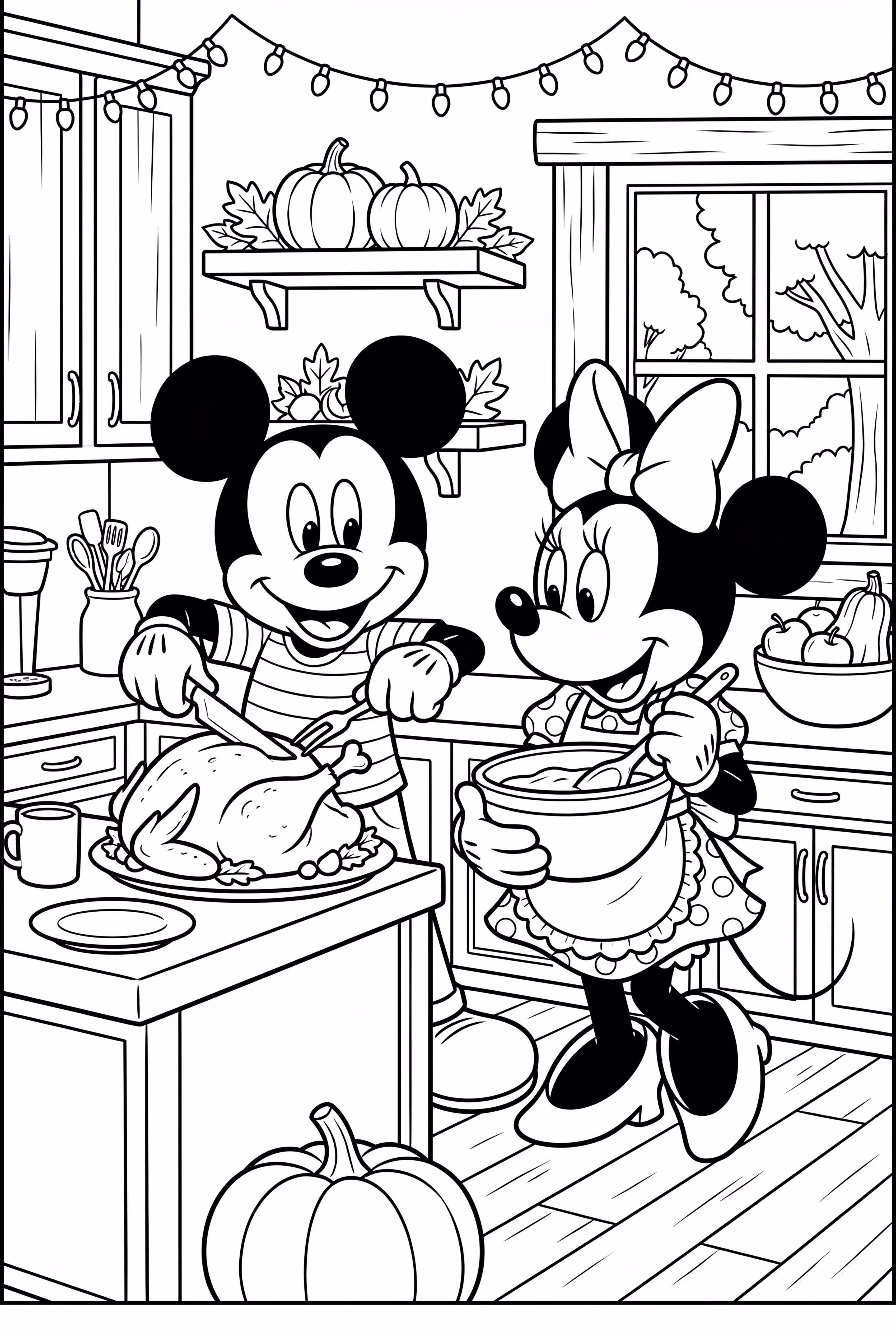 Mickey Mouse Thanksgiving Feast-2