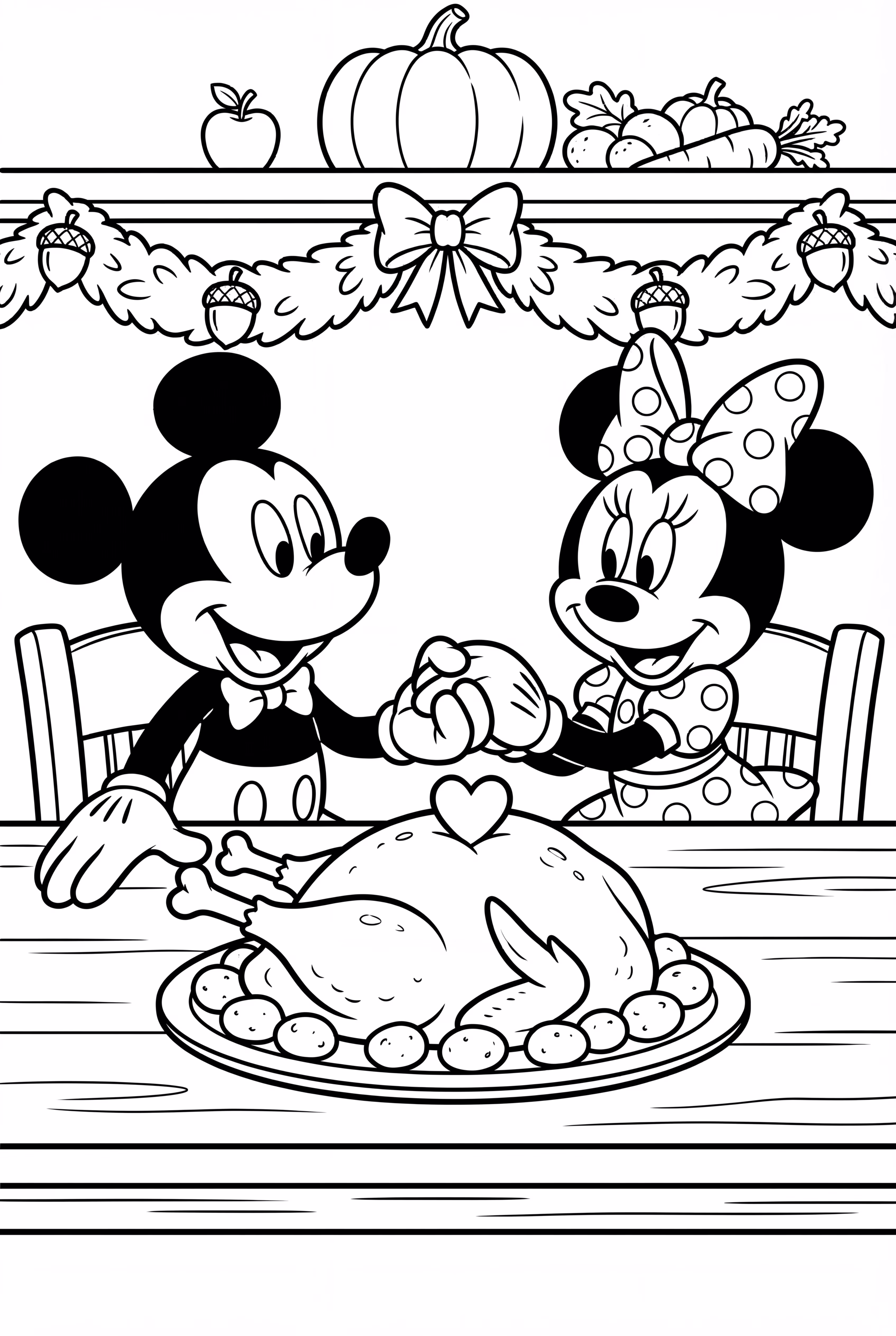 Mickey Mouse Thanksgiving Feast