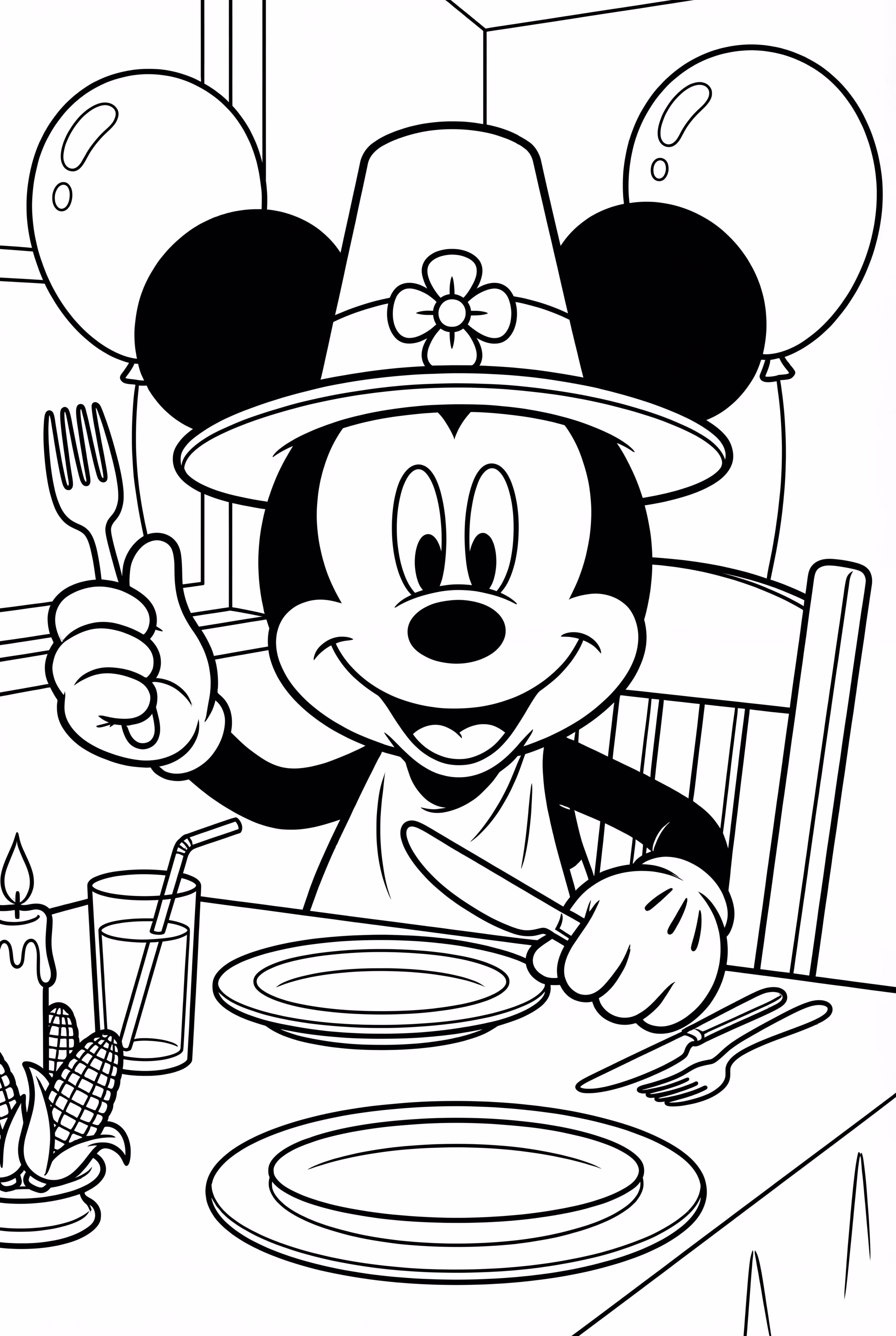 Mickey Mouse Thanksgiving Feast