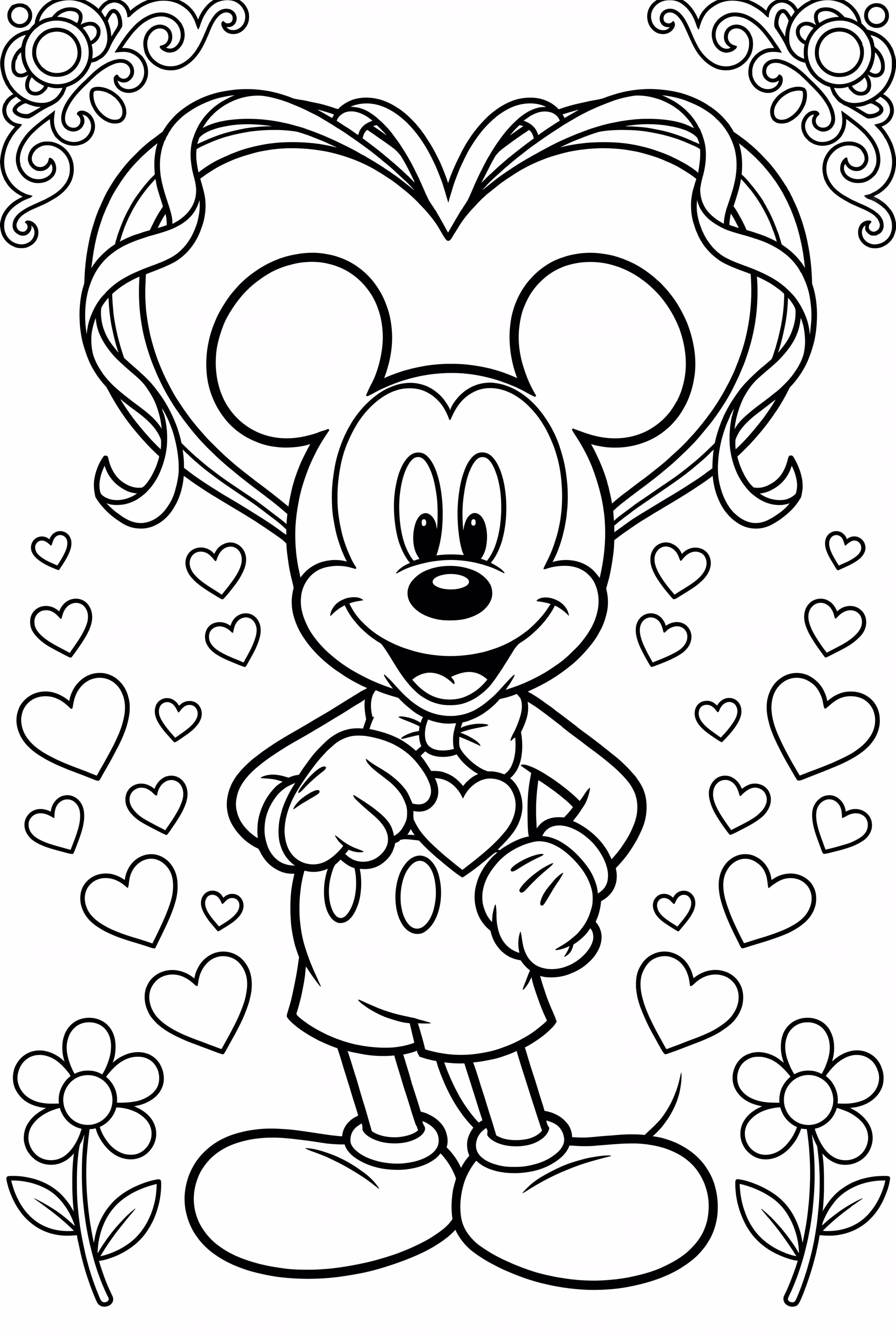 Mickey Mouse Valentines Day Gift 'Happy Valentine's Day'