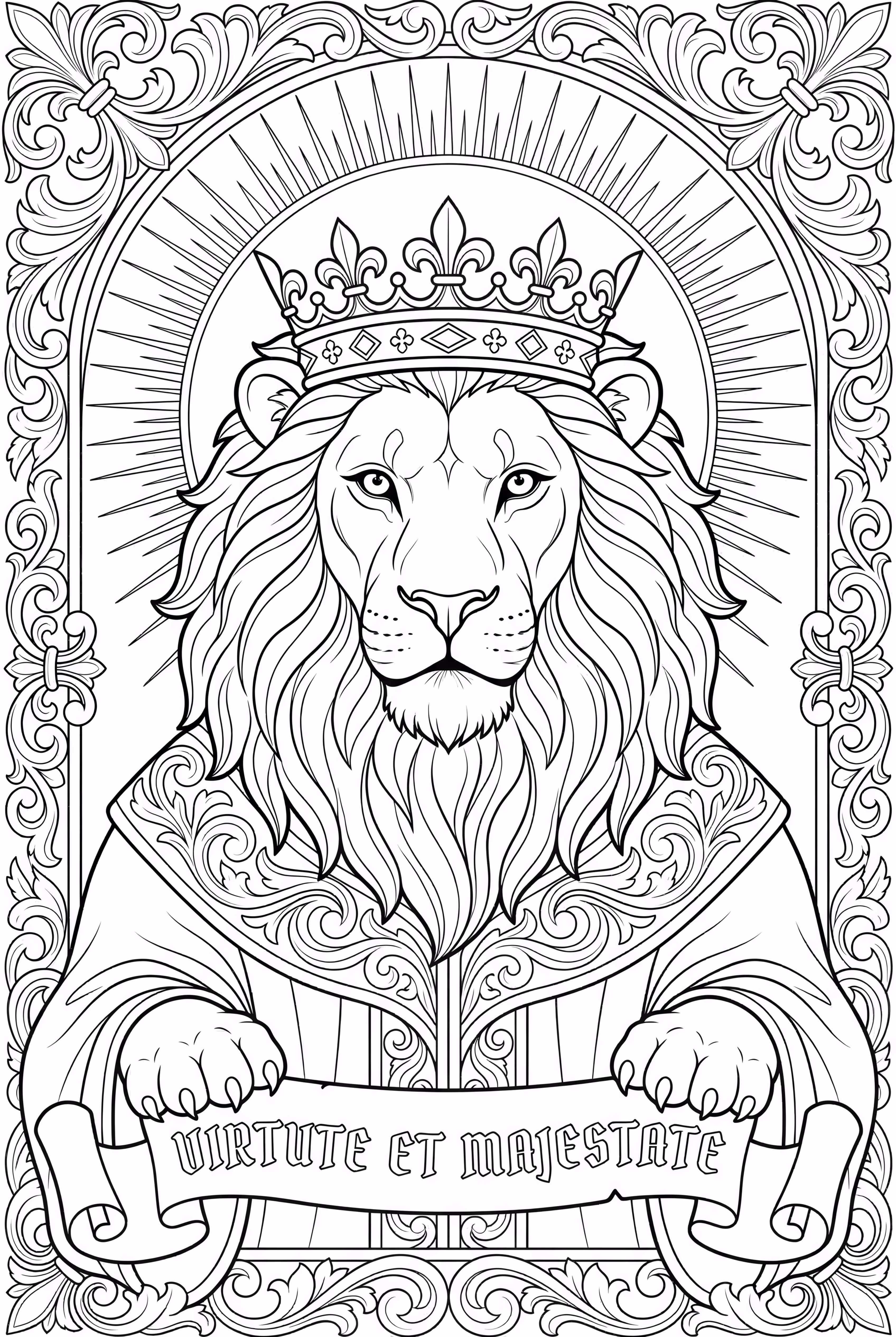 Dios Poderoso Isaías 9:6 Con Un León Majestuoso