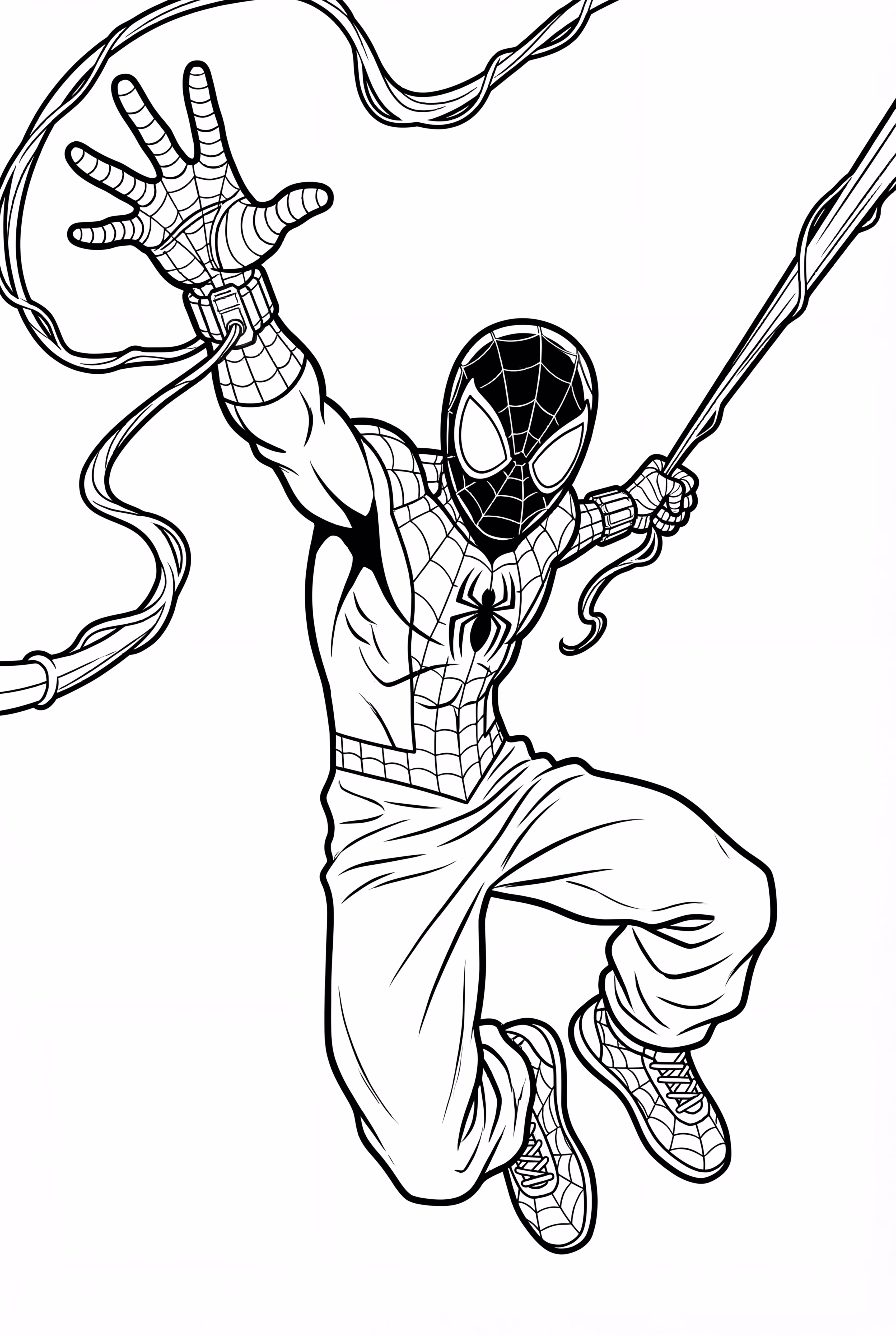 Miles Morales Flipping Mid Combat