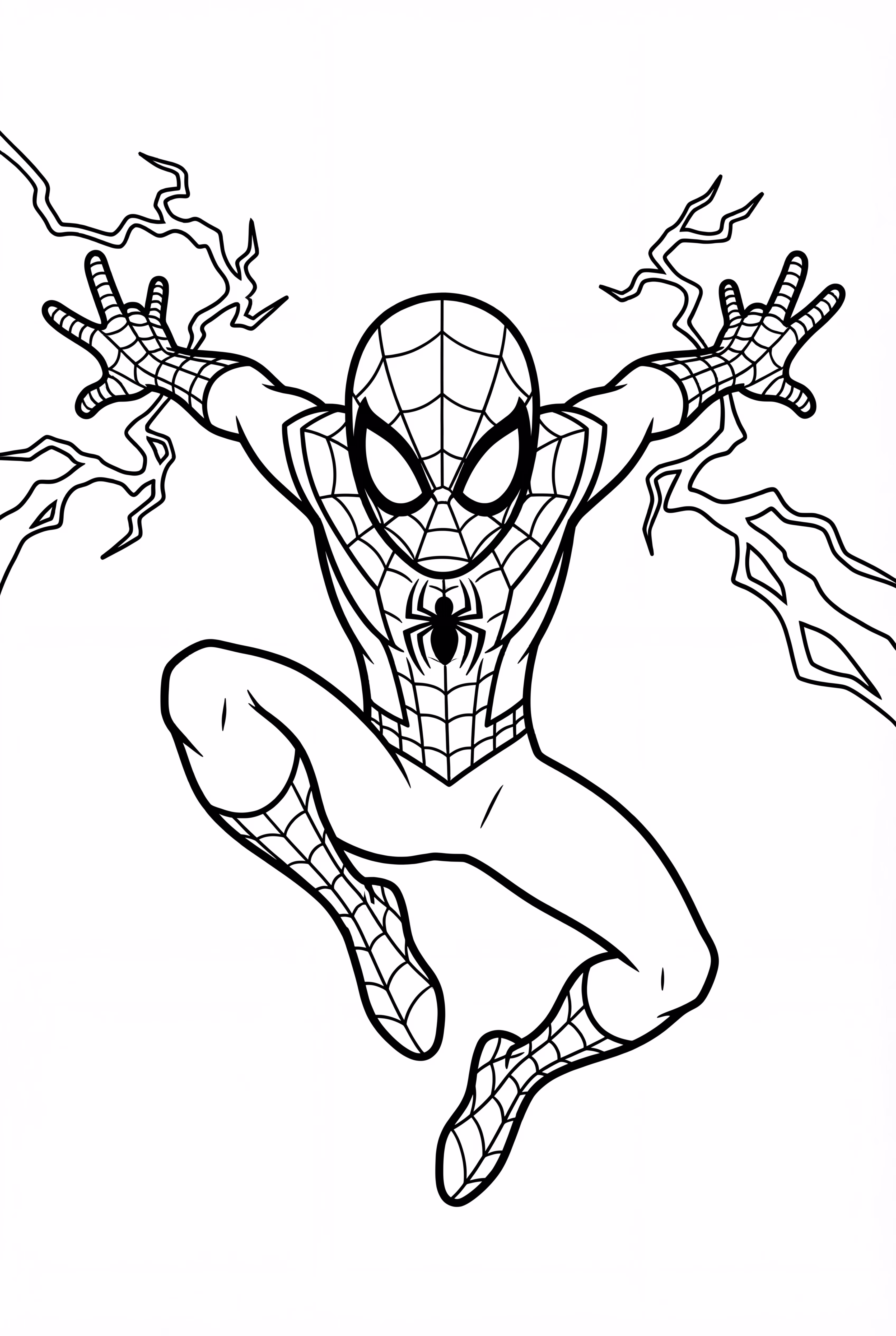 Miles Morales With Electric Web Glow