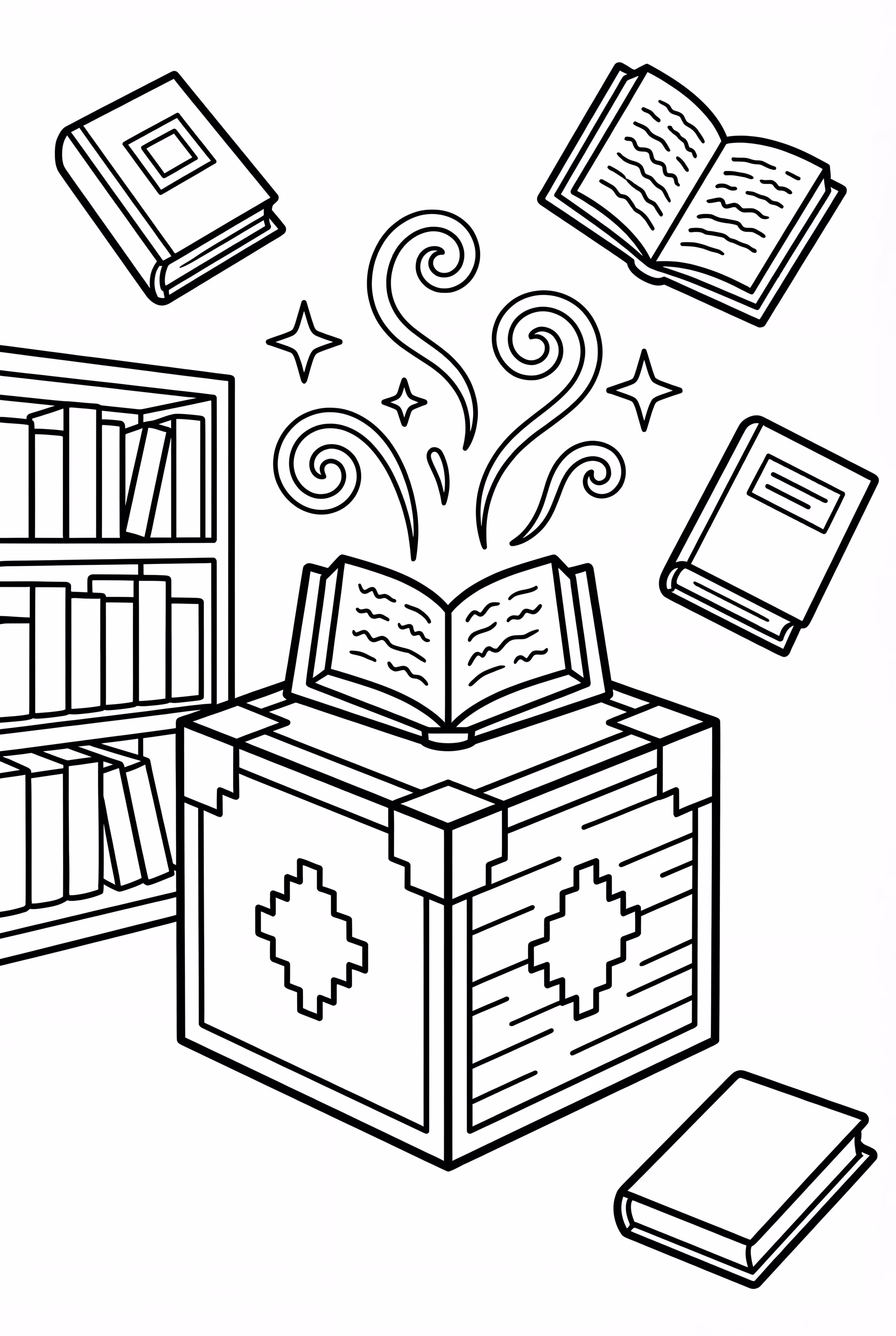 Minecraft Enchanting Table With Books