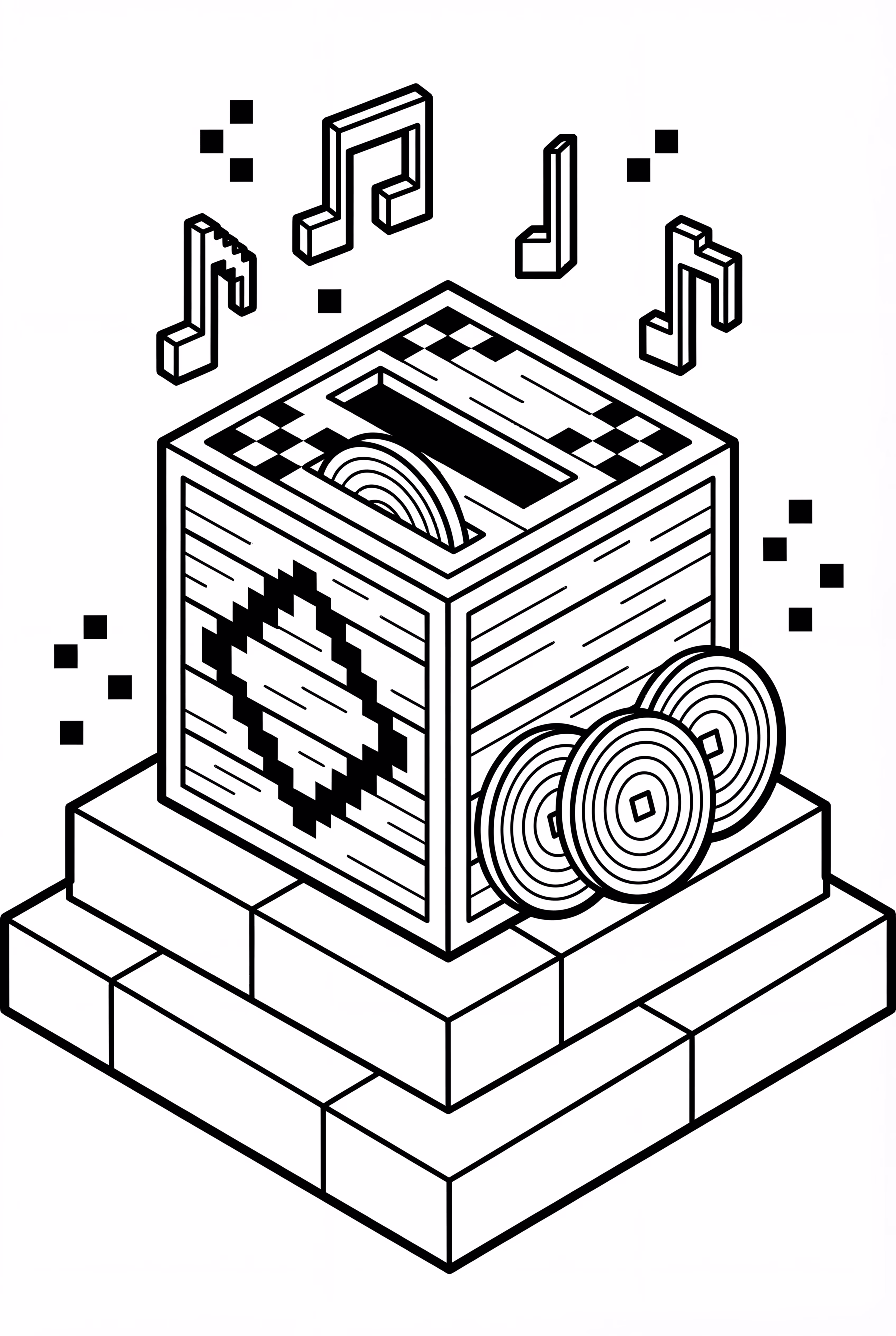 我的世界音响播放音乐碟片