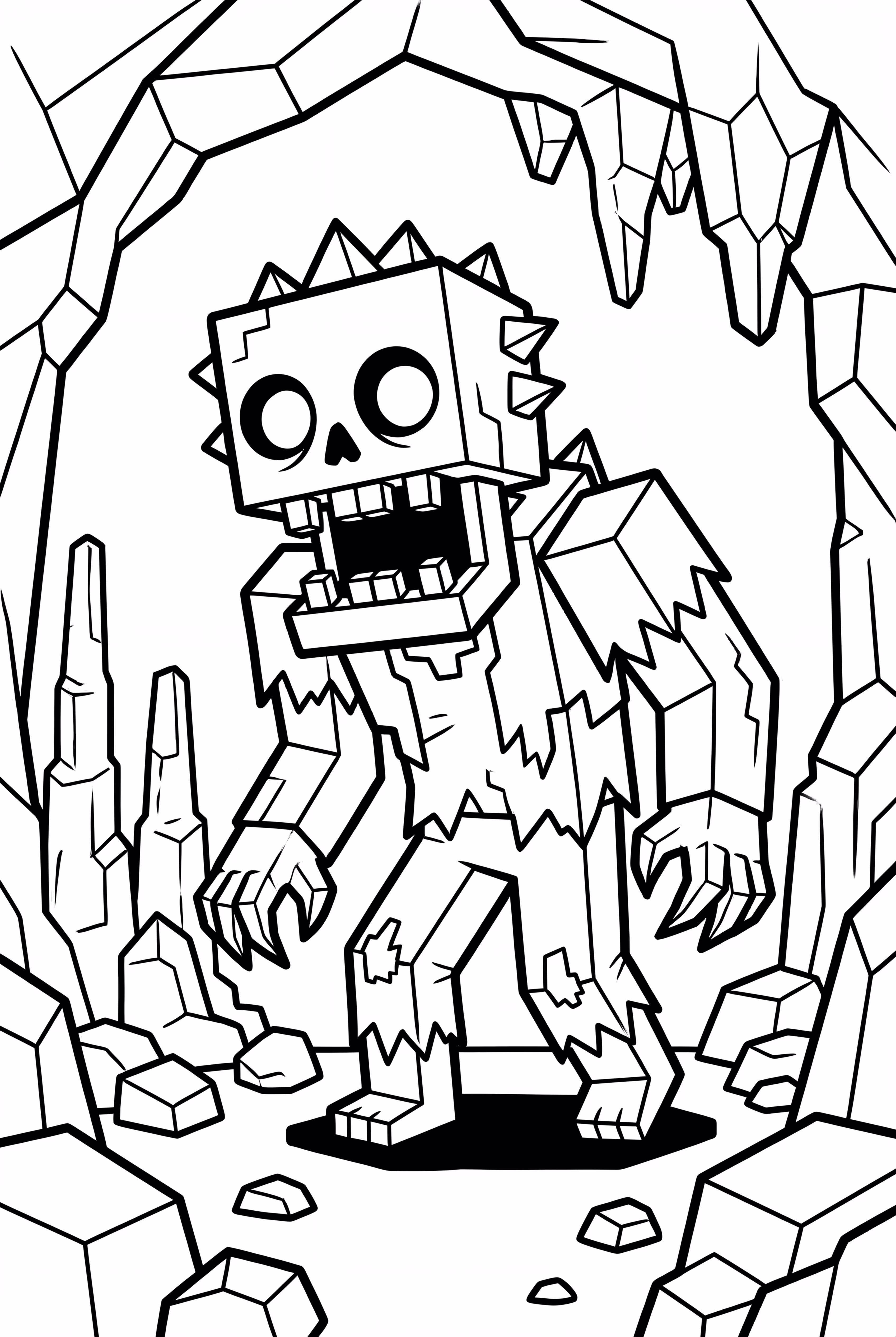 Minecraft Mutant Zombie Cave