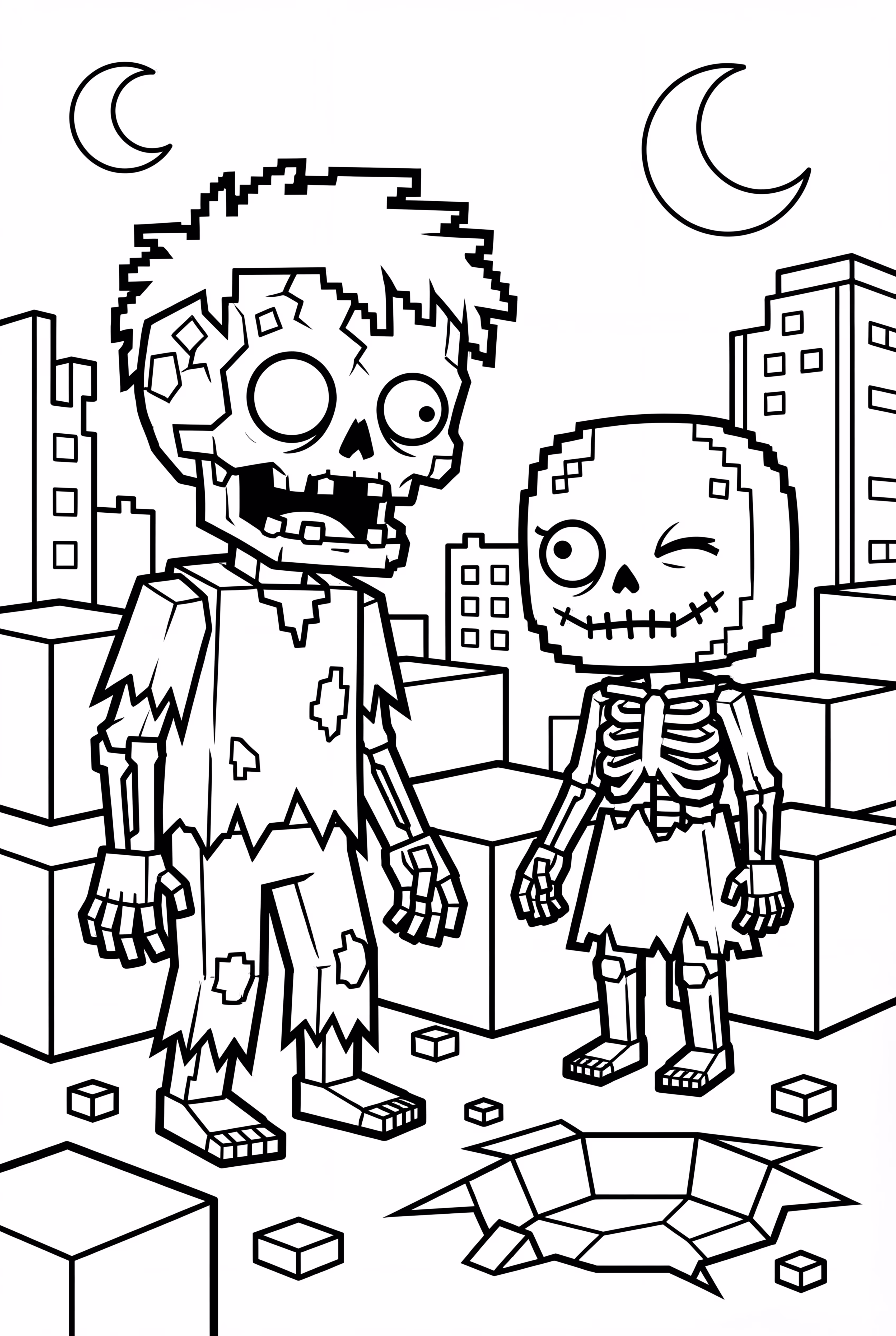 Minecraft Mutant Zombie Horde