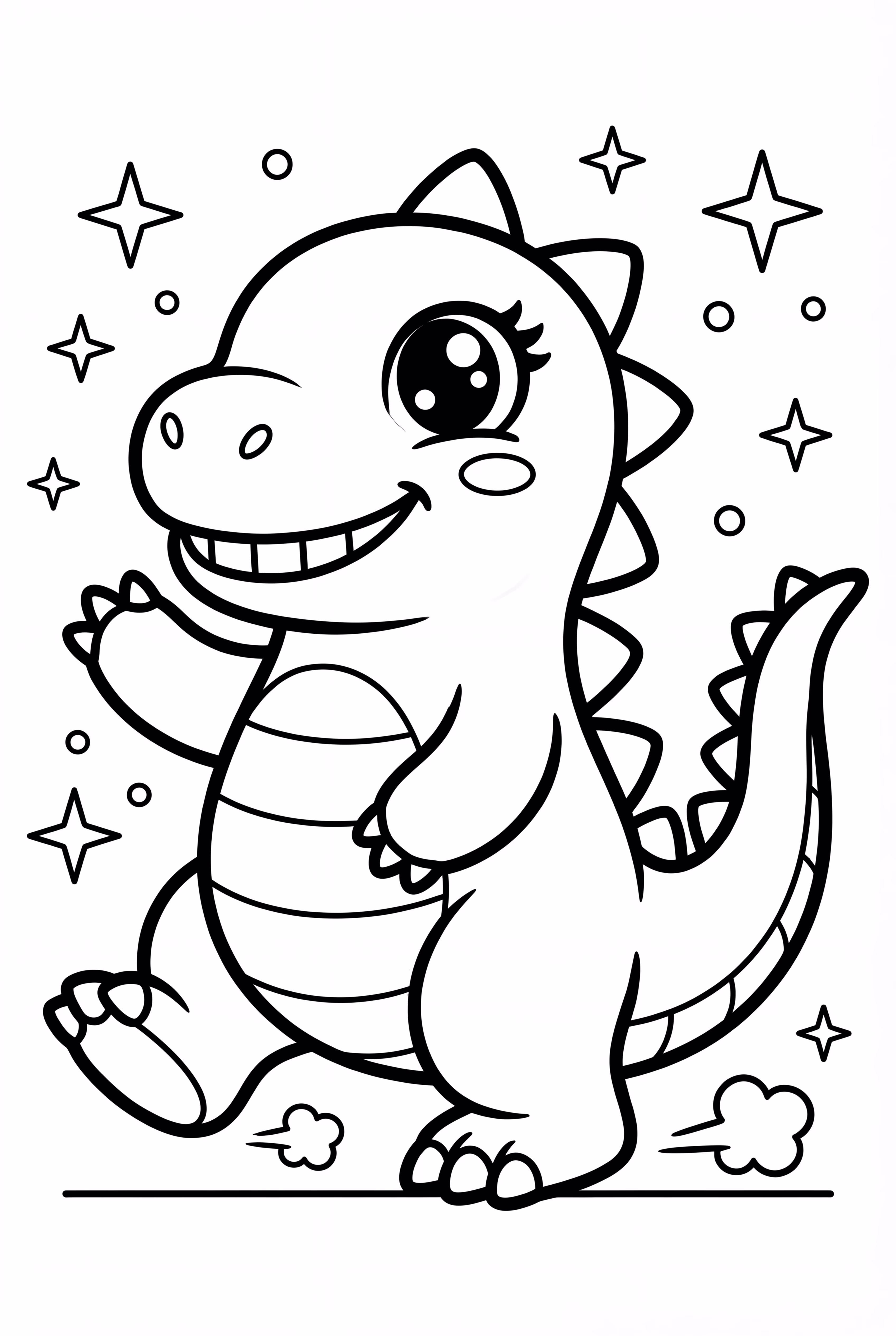 mini godzilla walking