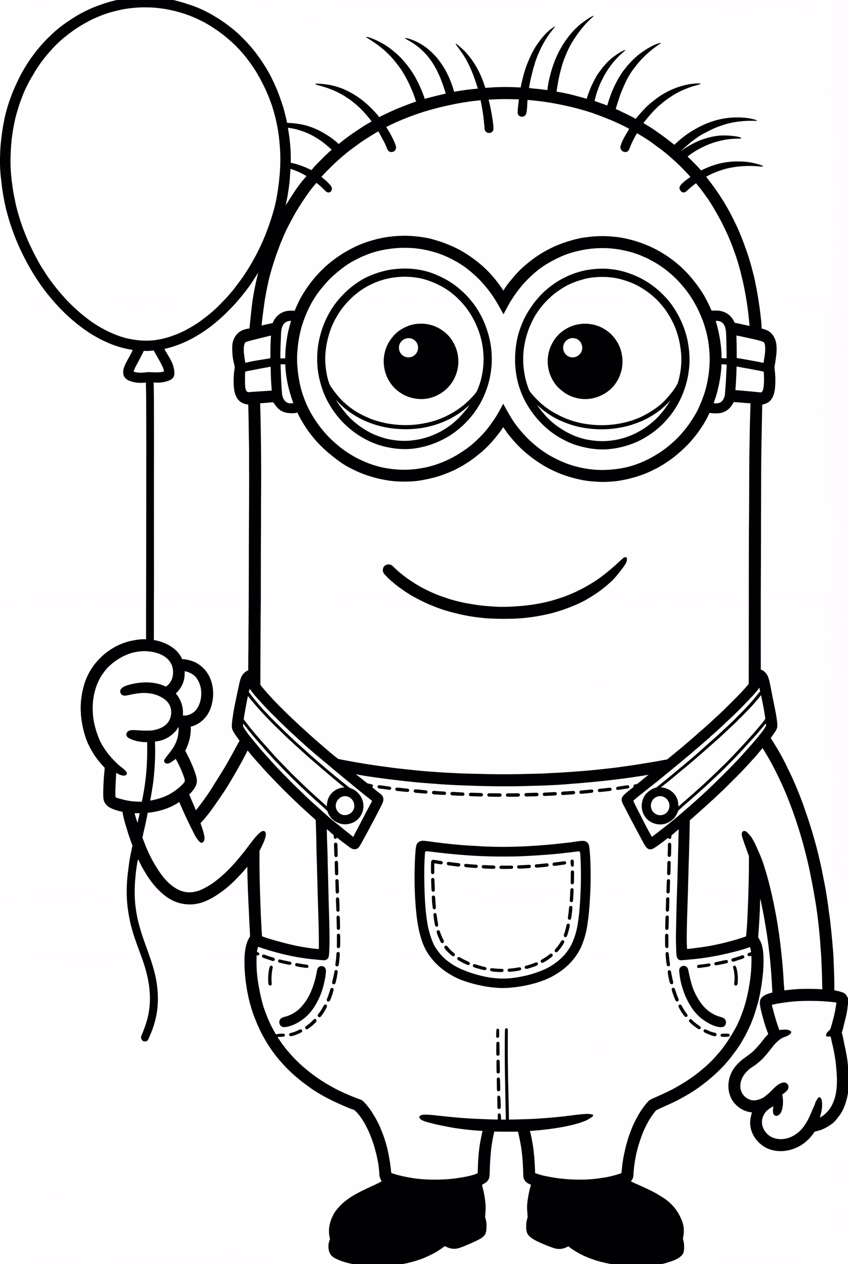 拿著氣球的小小兵