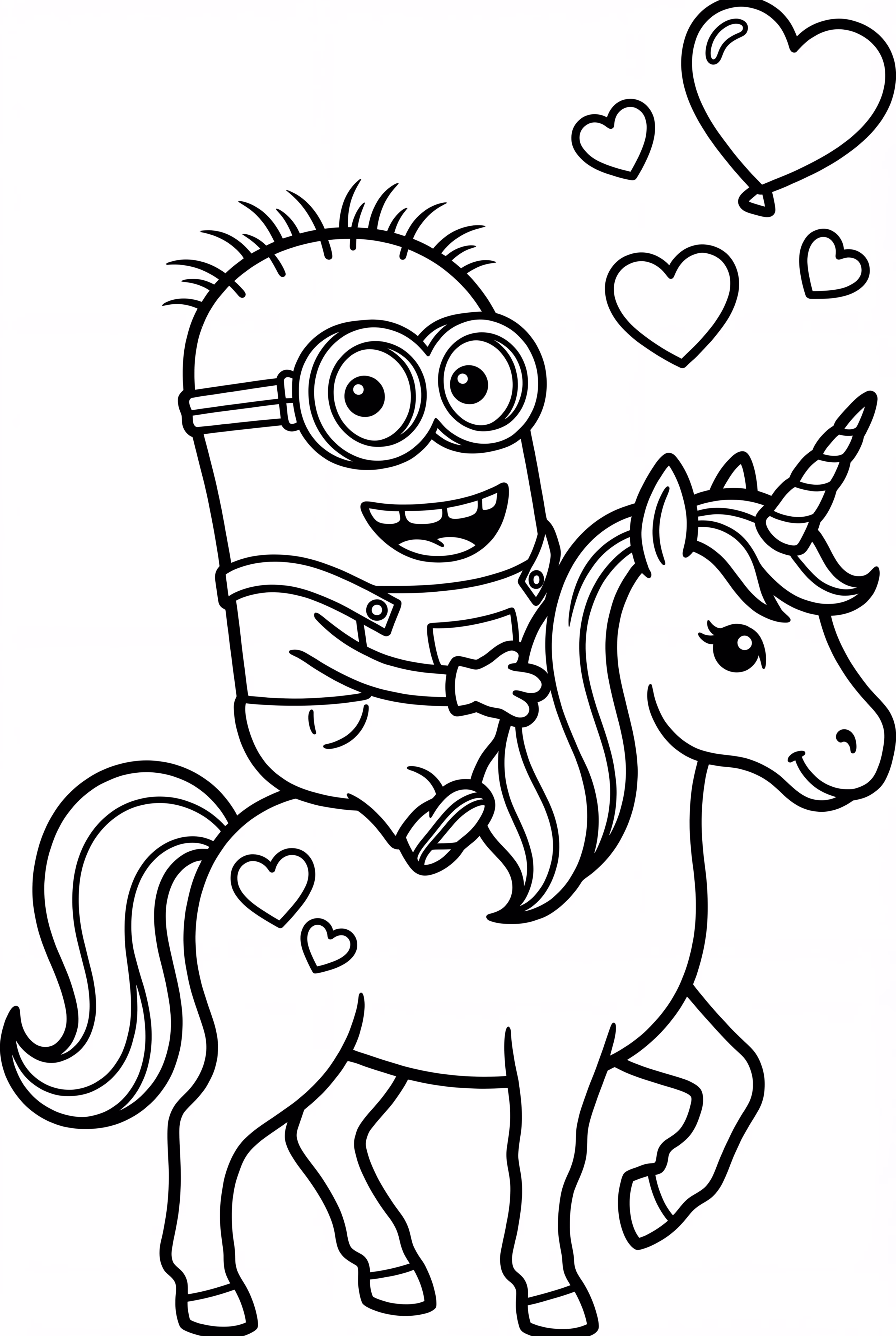 Minion Riding Unicorn