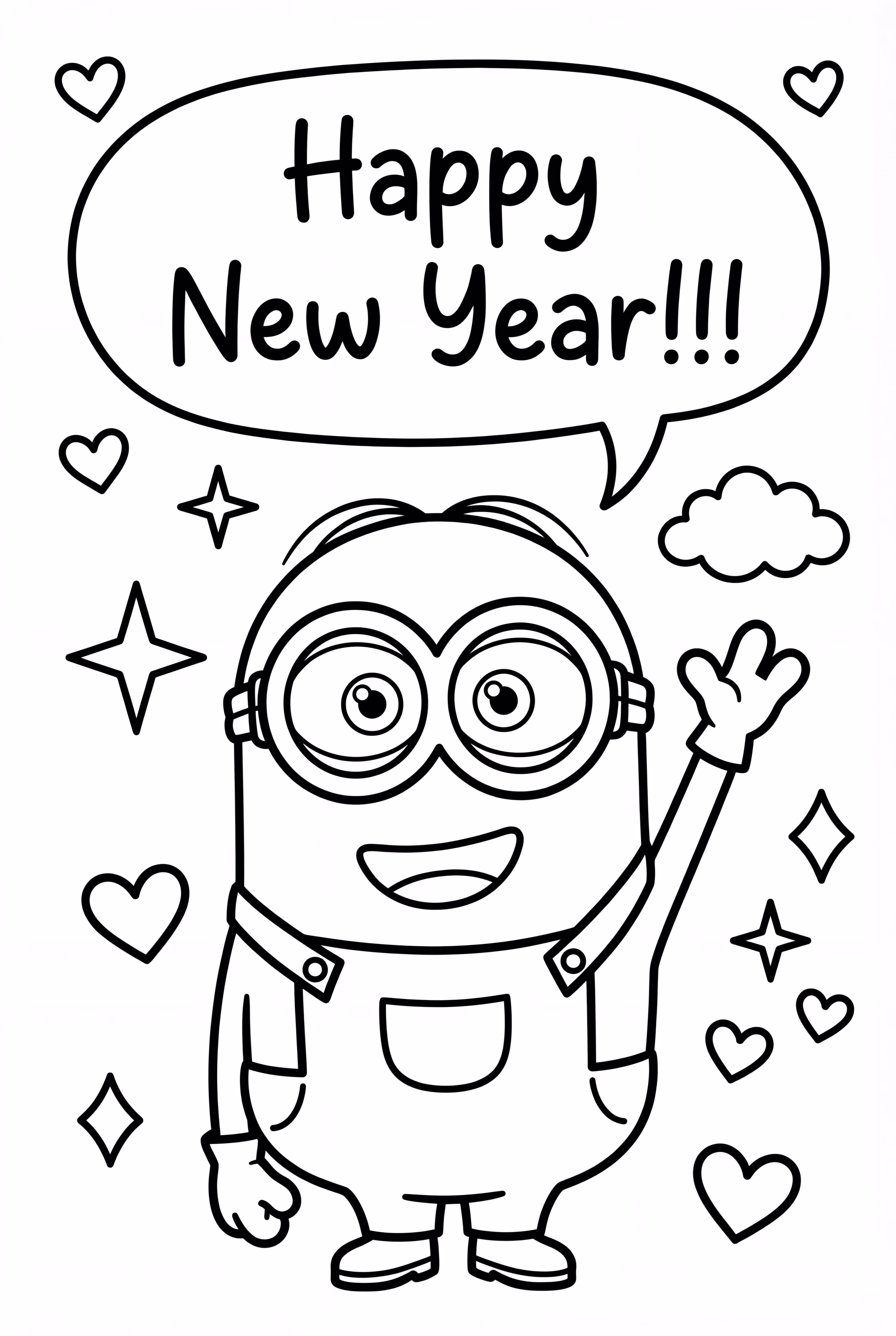 minions 2025 happy new year