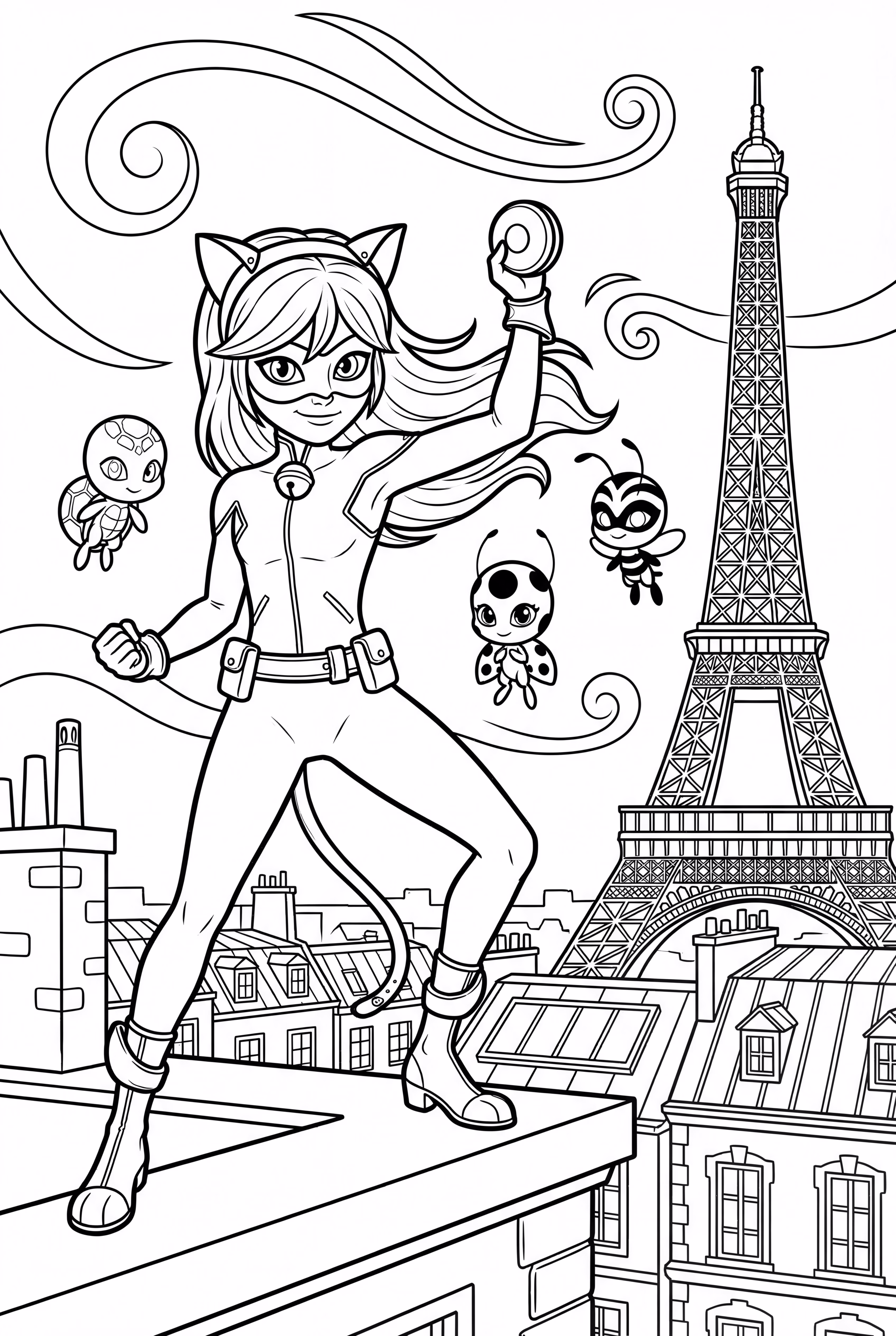 神奇女侠黑猫和小精灵团队