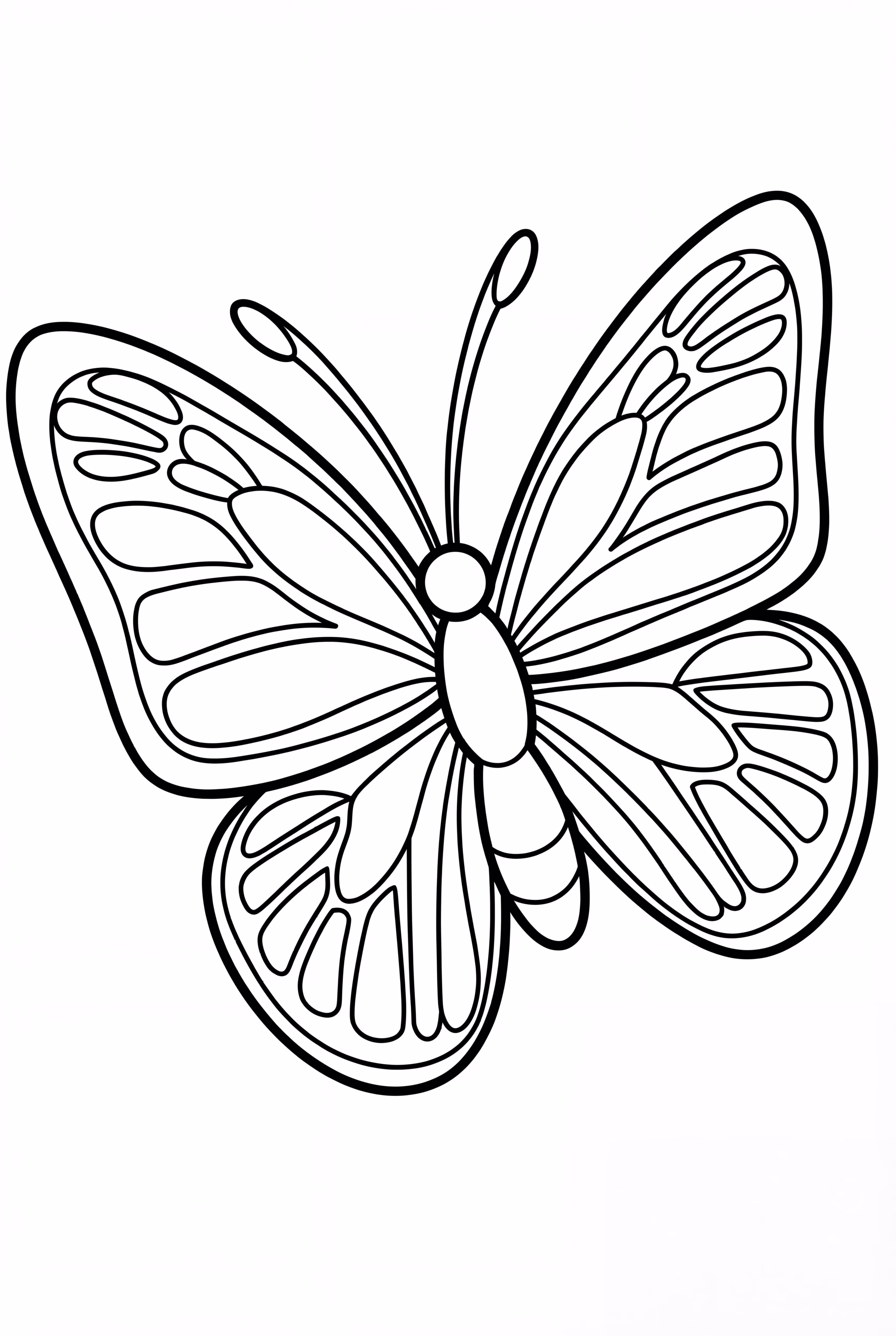 在飞行编队中的帝王蝶