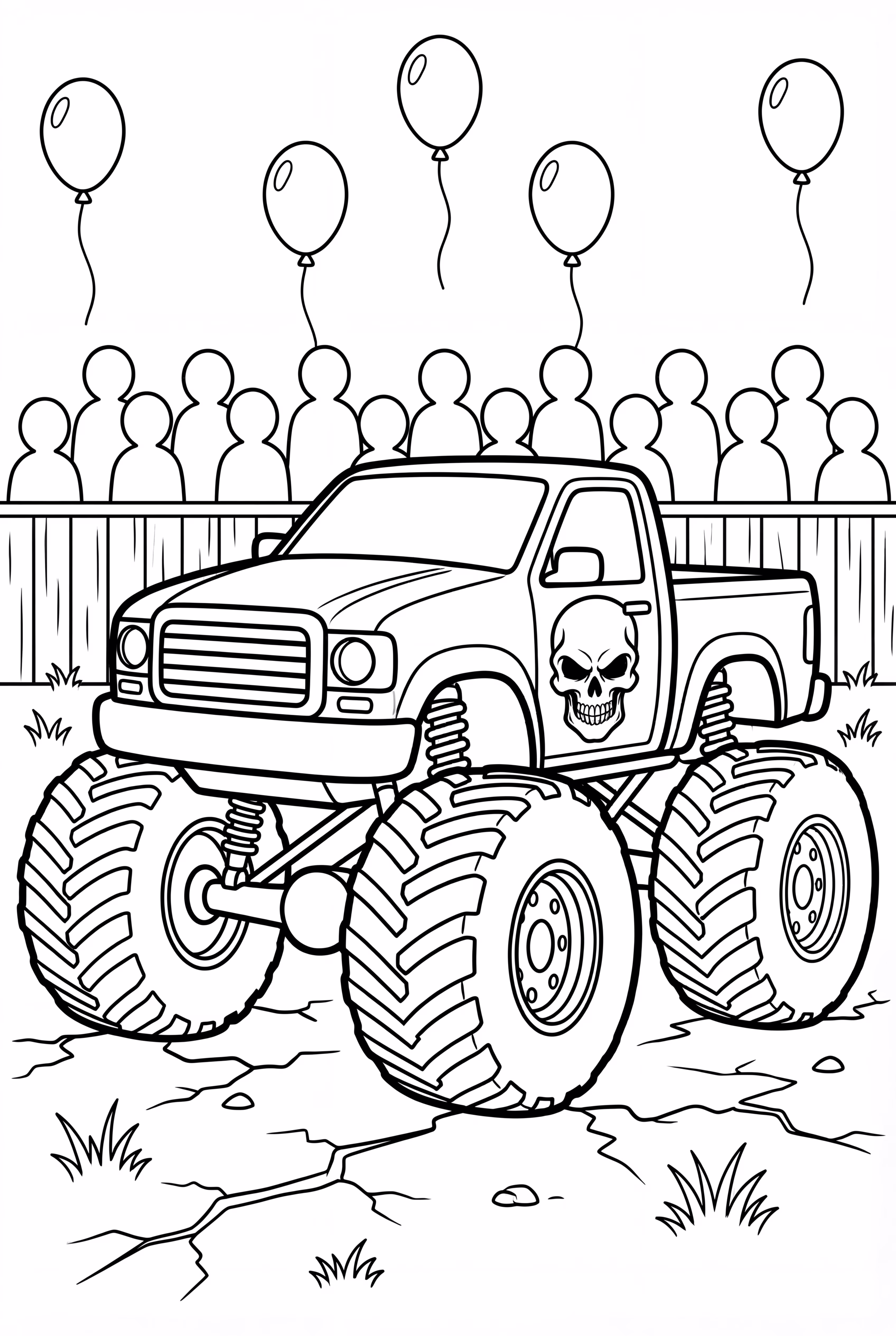 Monster Jam Truck In The Pit Party