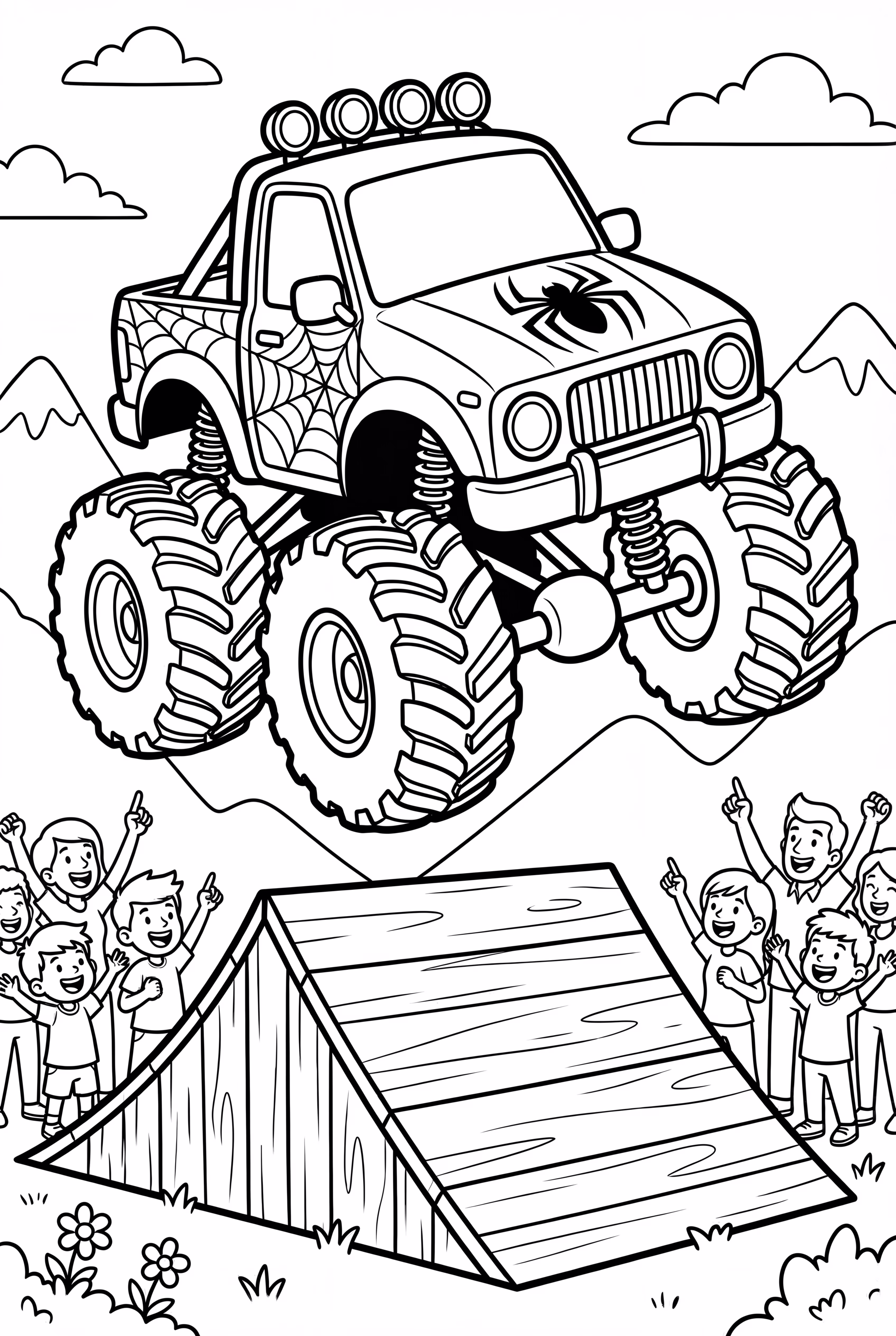 怪兽卡车 蜘蛛侠