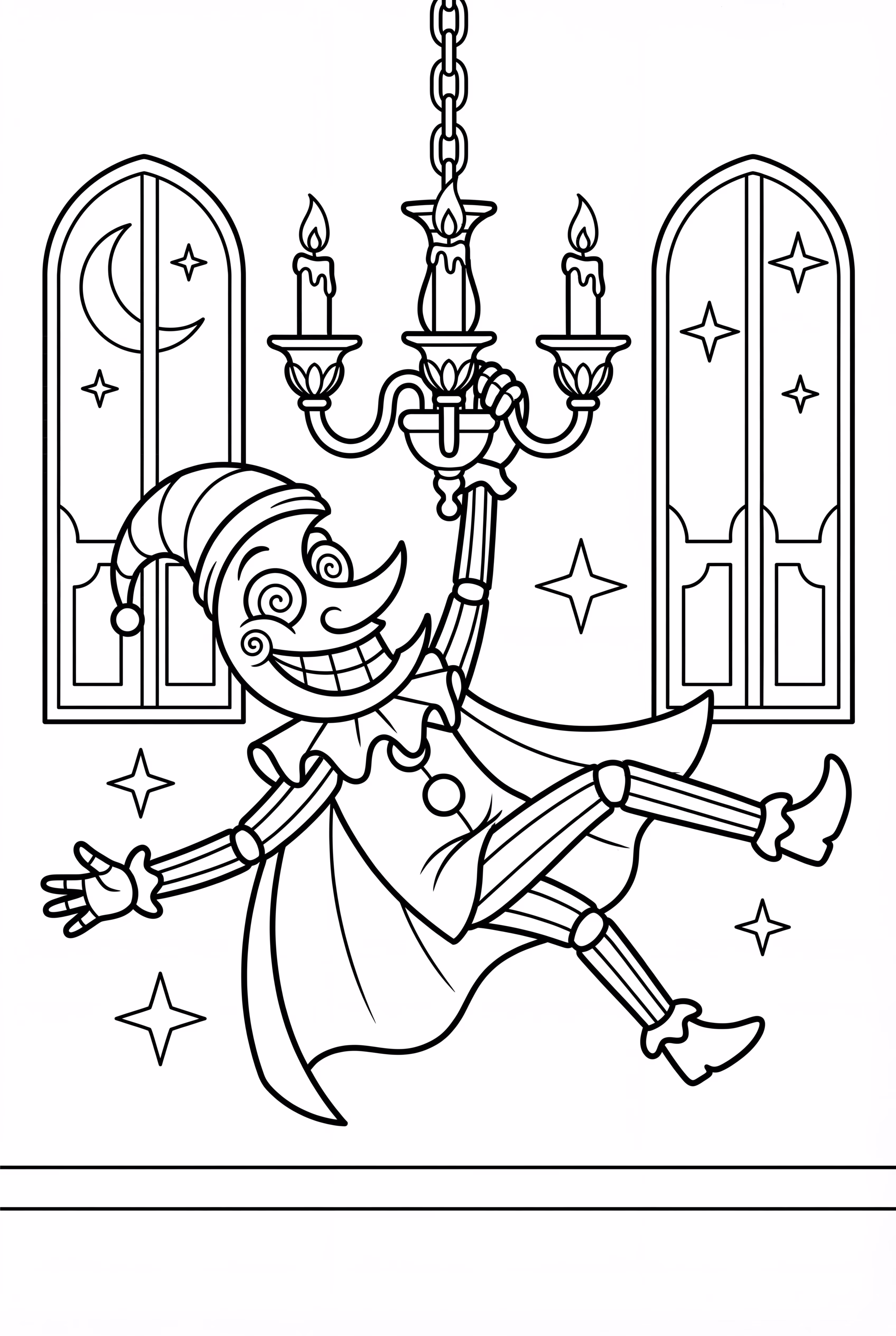 Lua FNAF Balancando no Lustre