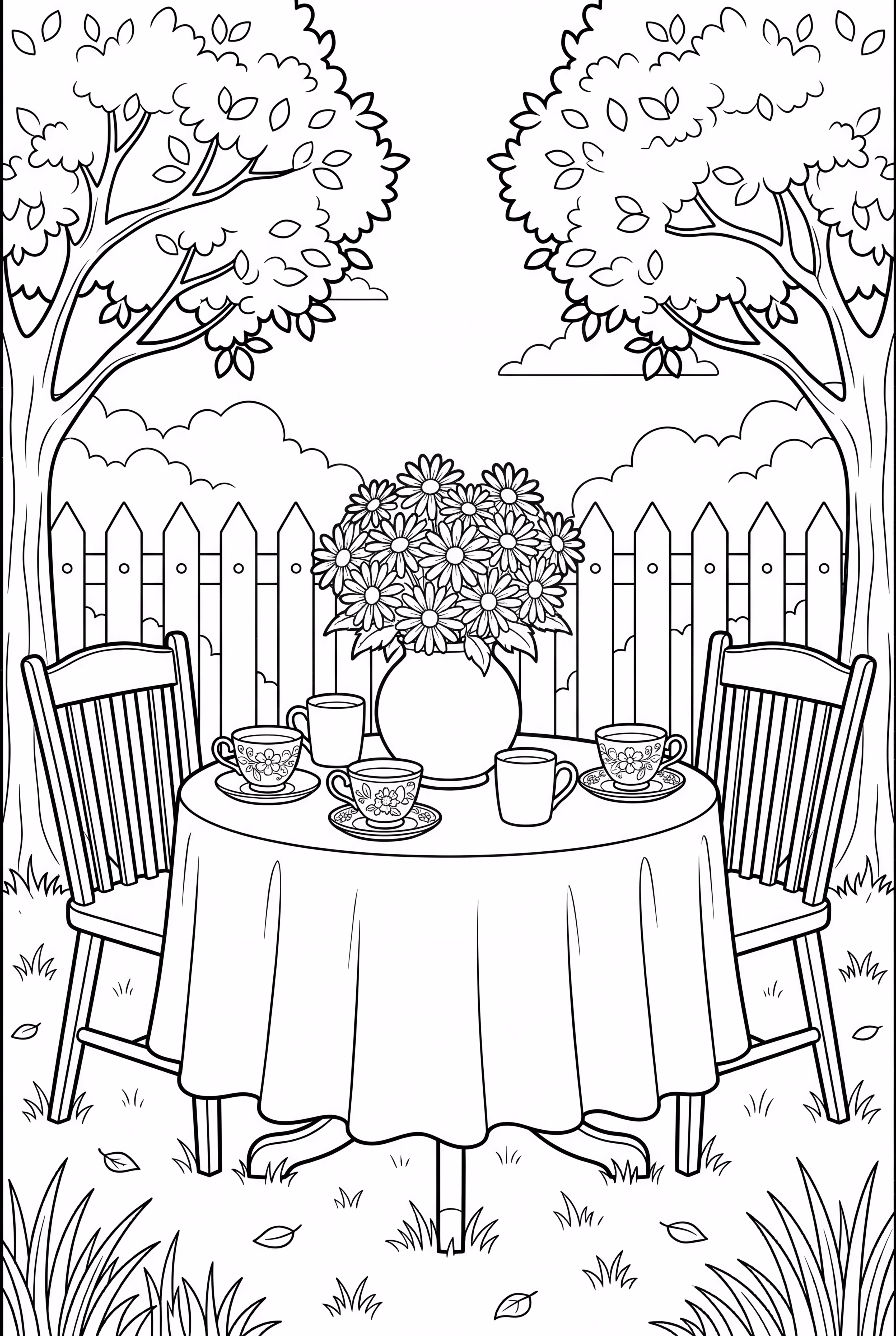 母親節後院茶會與花卉桌飾