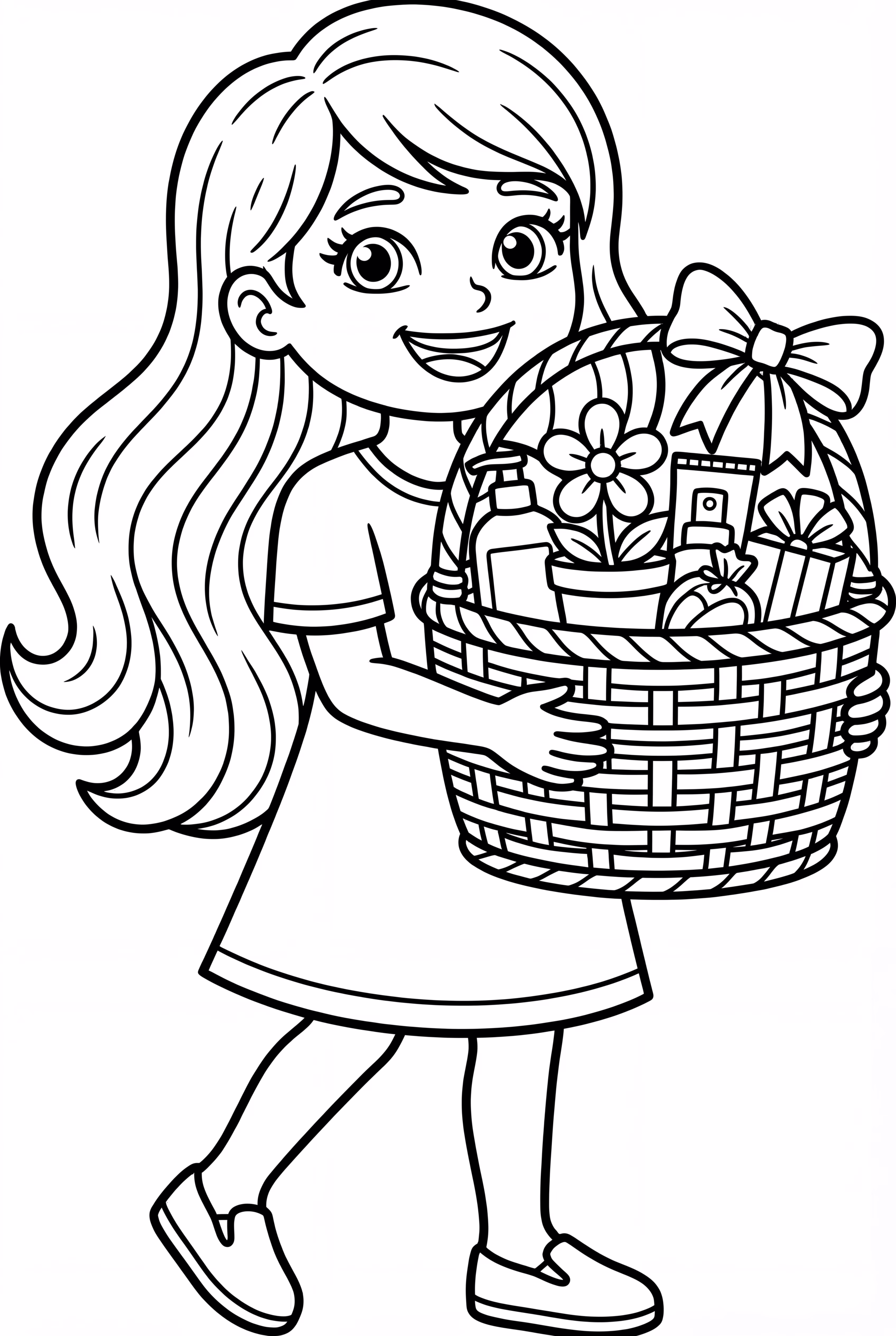 母親節水療日禮籃與花朵