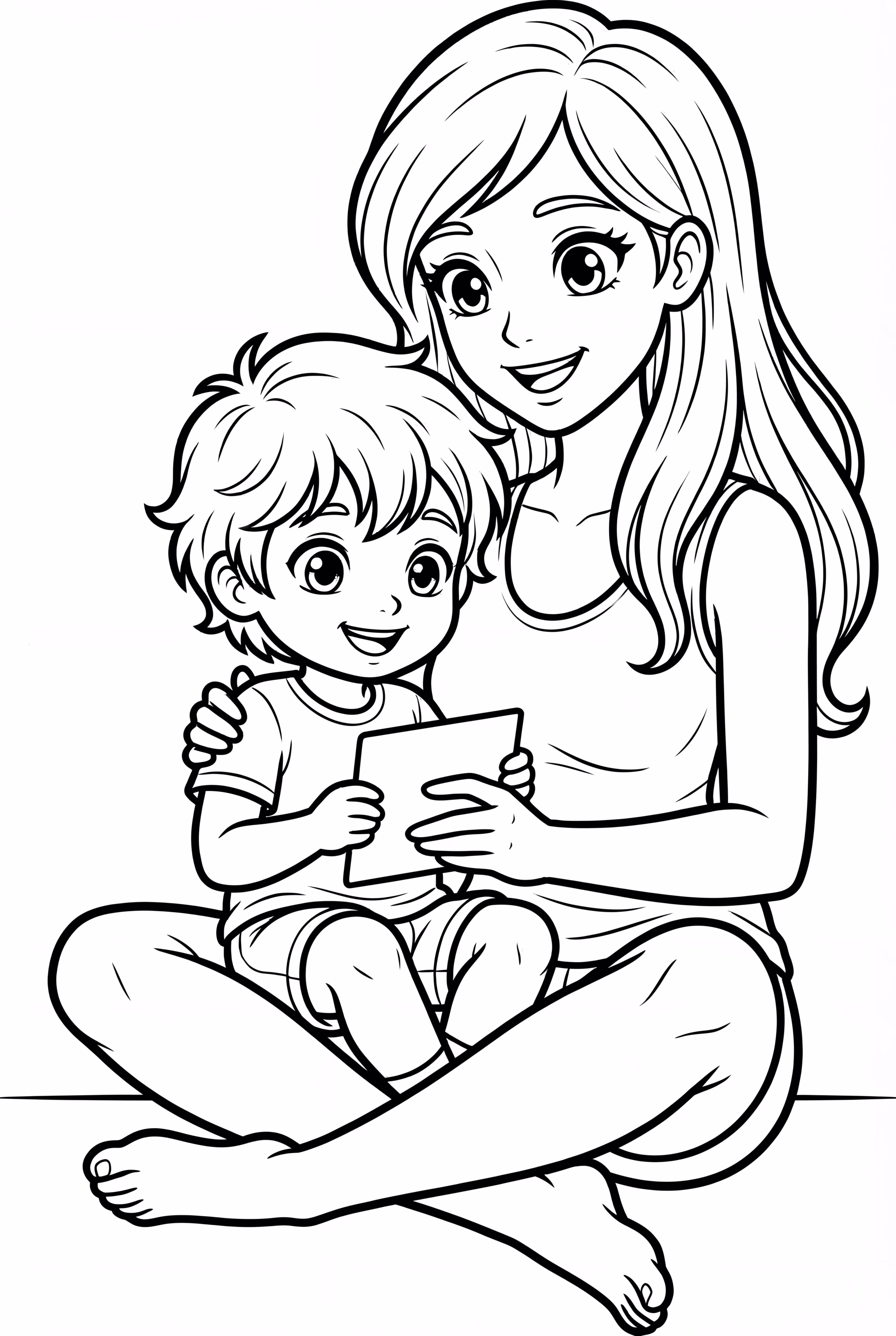 母親節水療日放鬆與愛心卡片細節