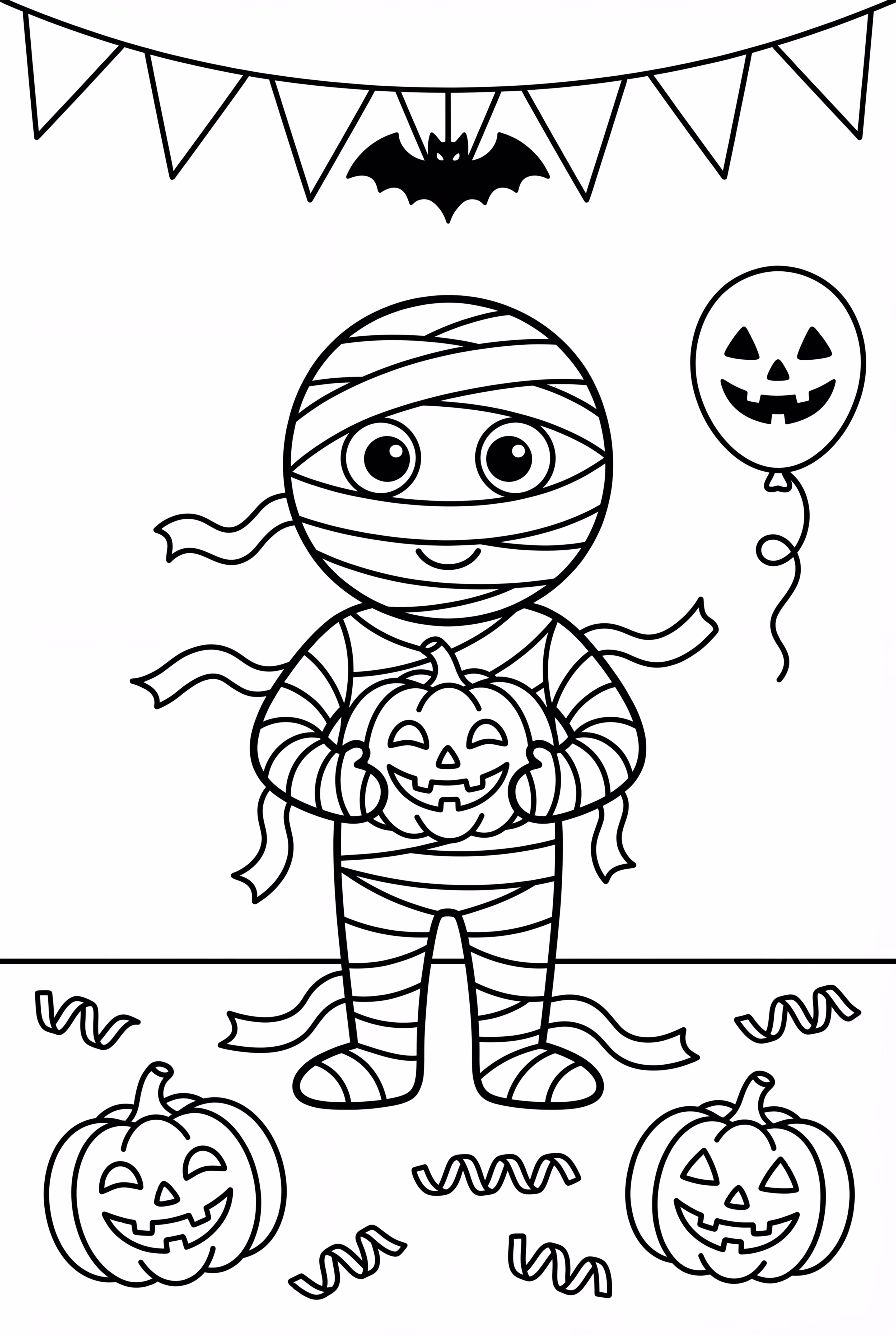 Mummy Decorating For A Halloween Party