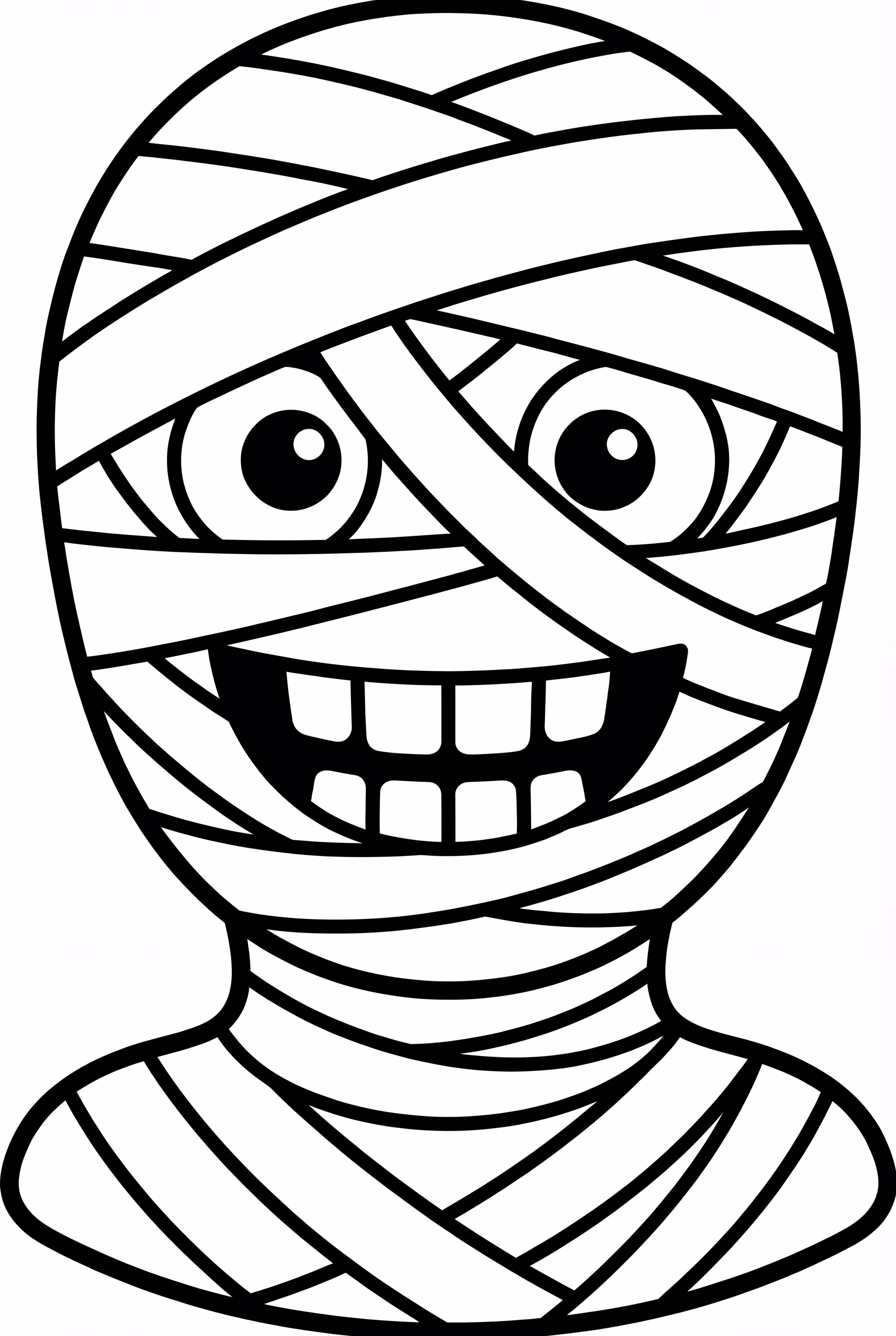 Close-up do Rosto de Múmia