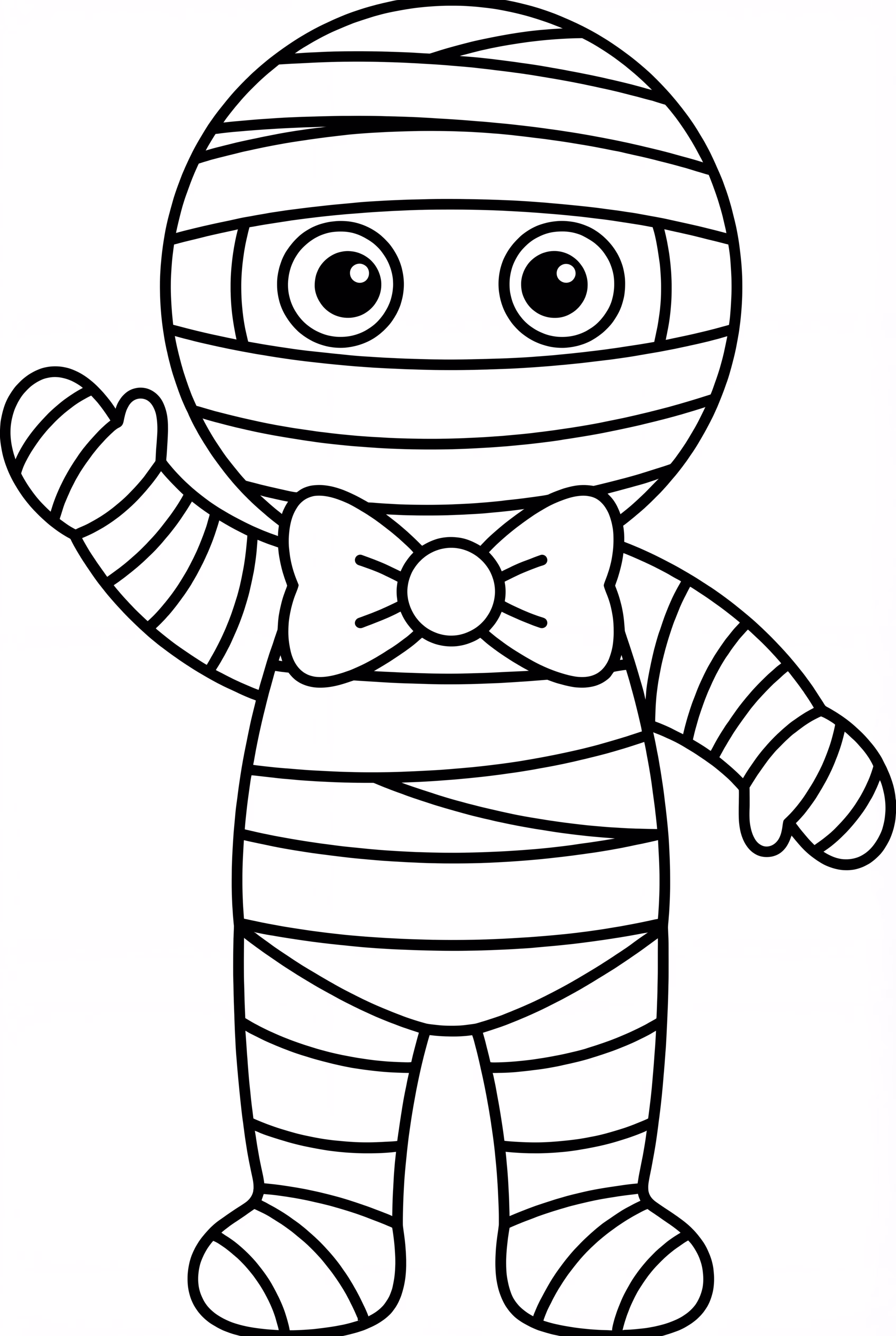 Mummy Wearing A Bow Tie