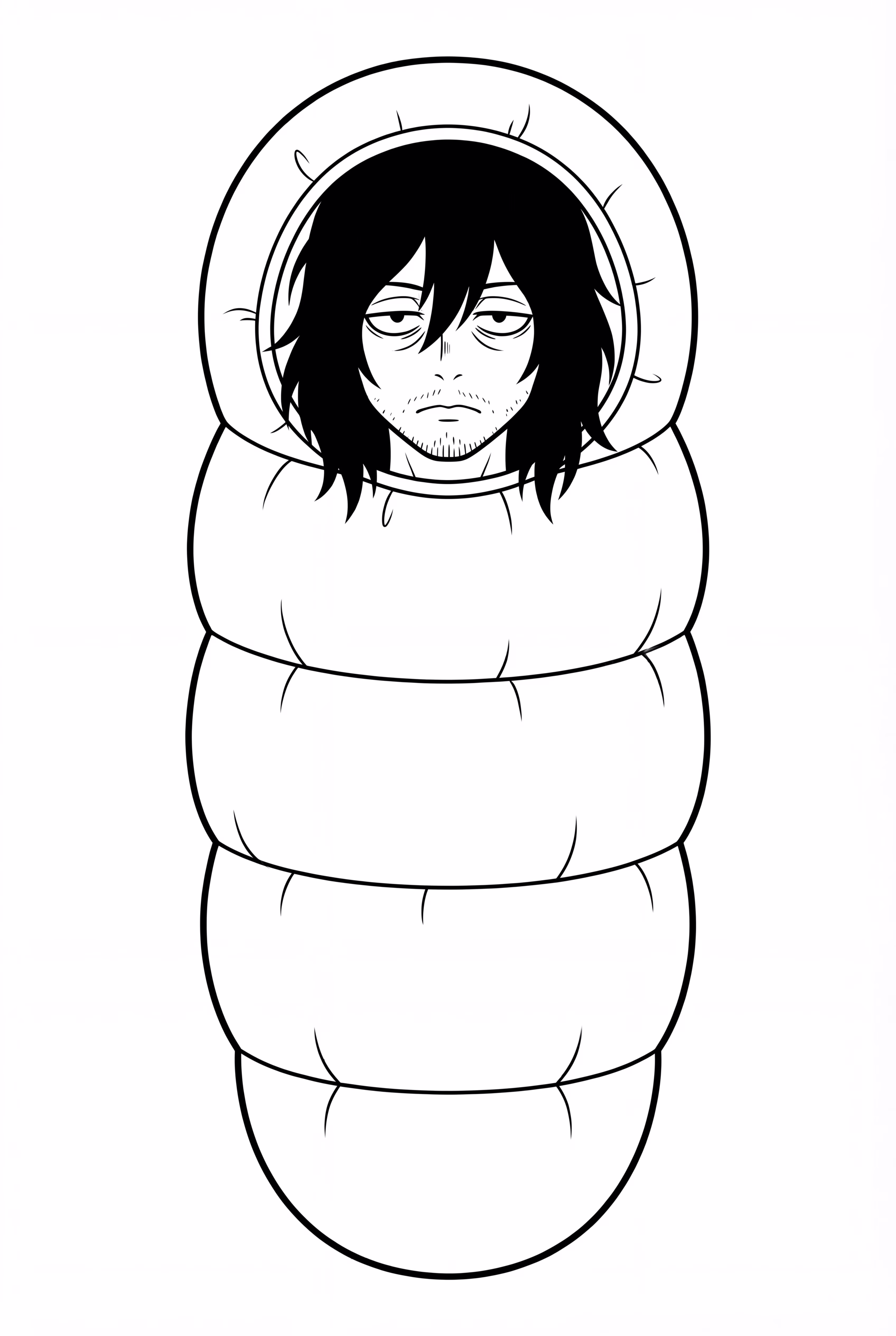 My Hero Academia Aizawa In His Sleeping Bag