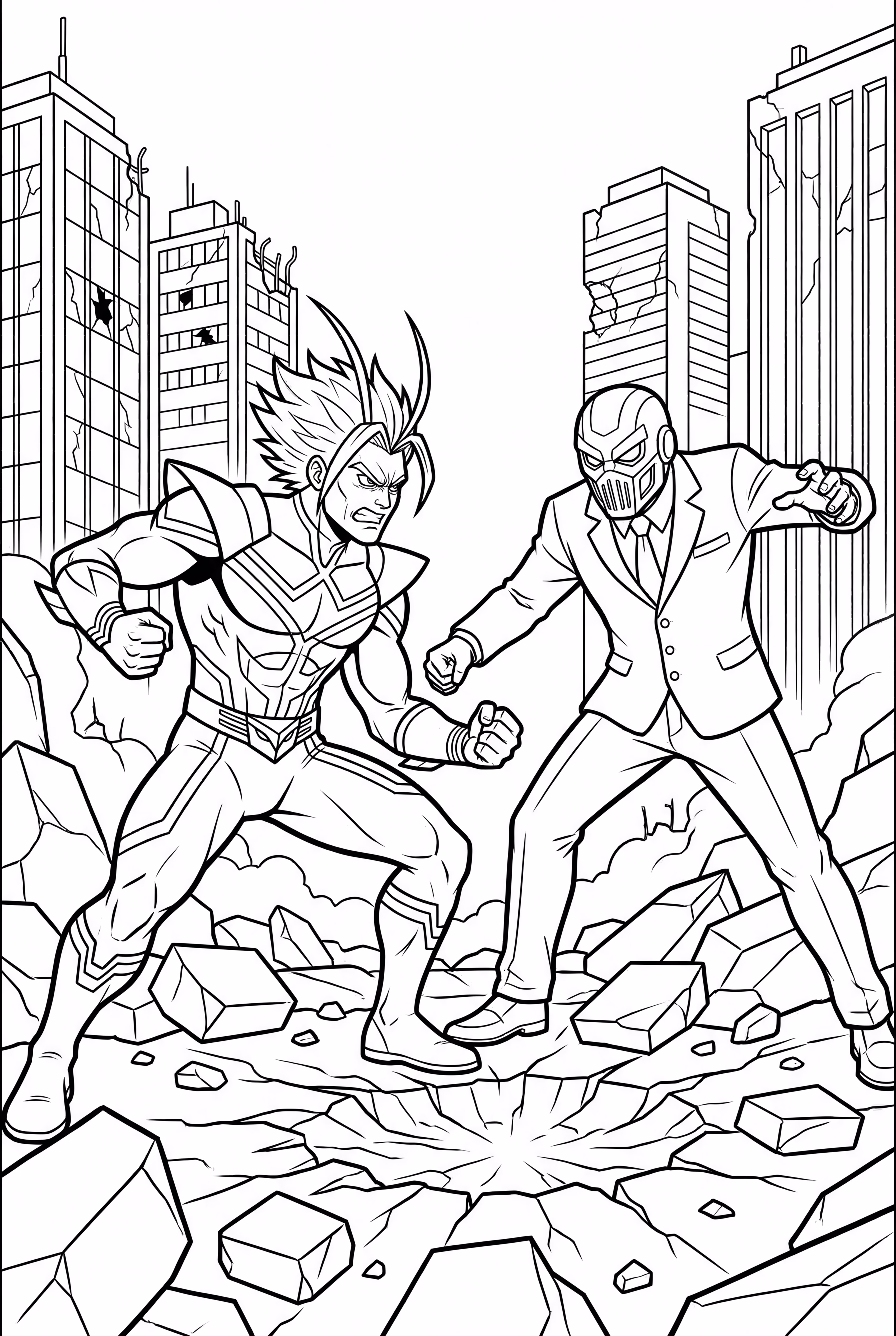 My Hero Academia All Might gegen All For One