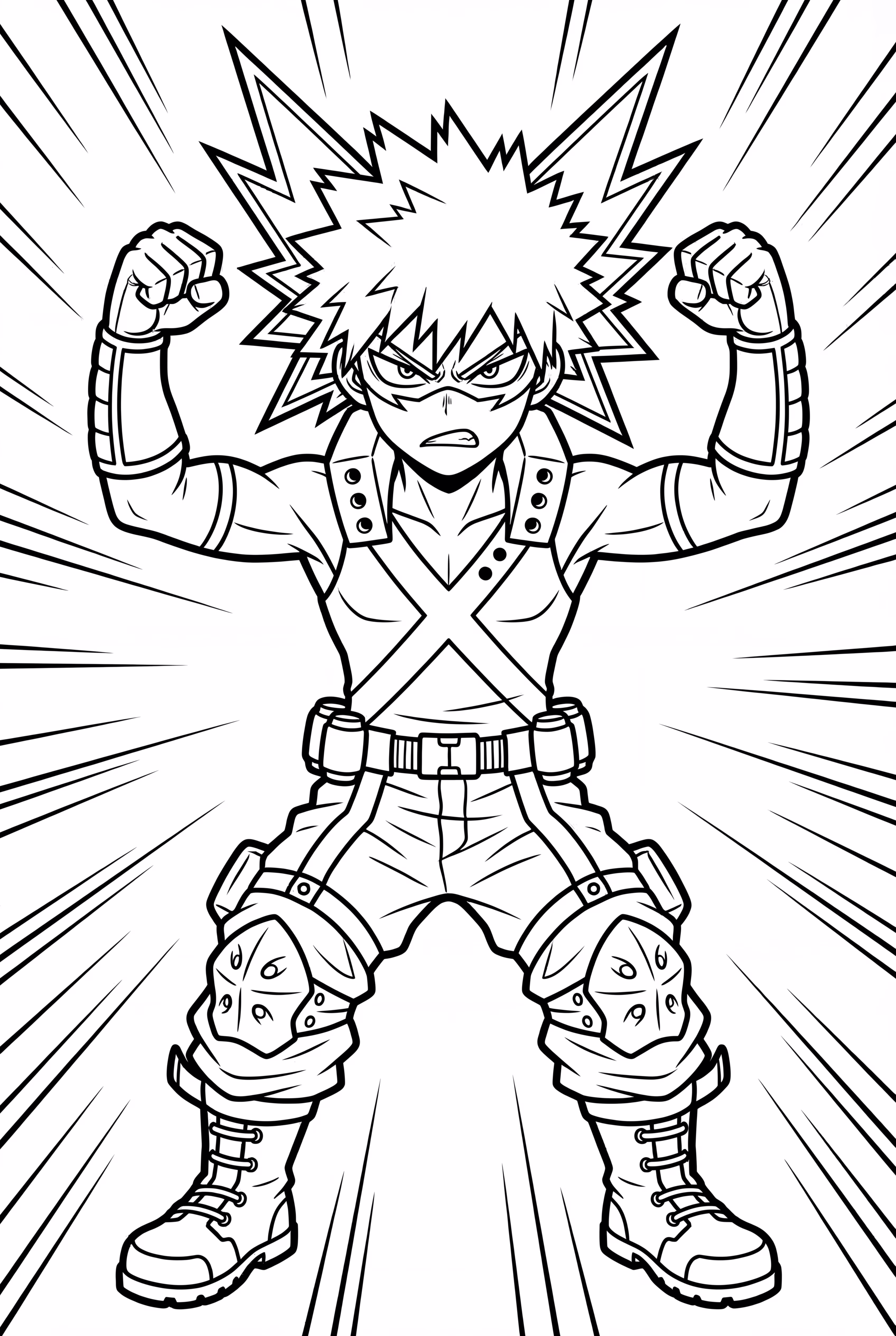 My Hero Academia Bakugo In His Hero Costume