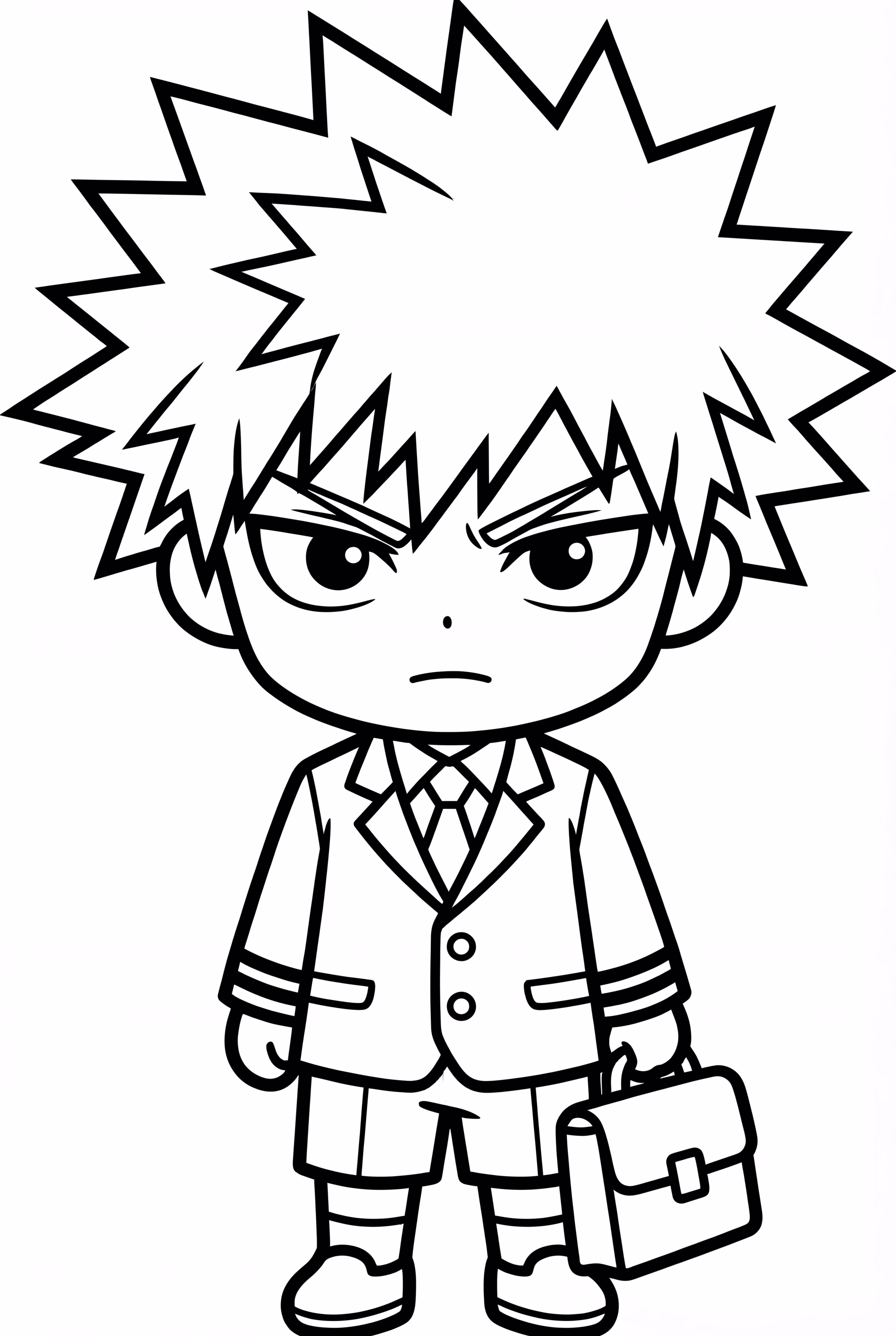 My Hero Academia Bakugo In School Uniform