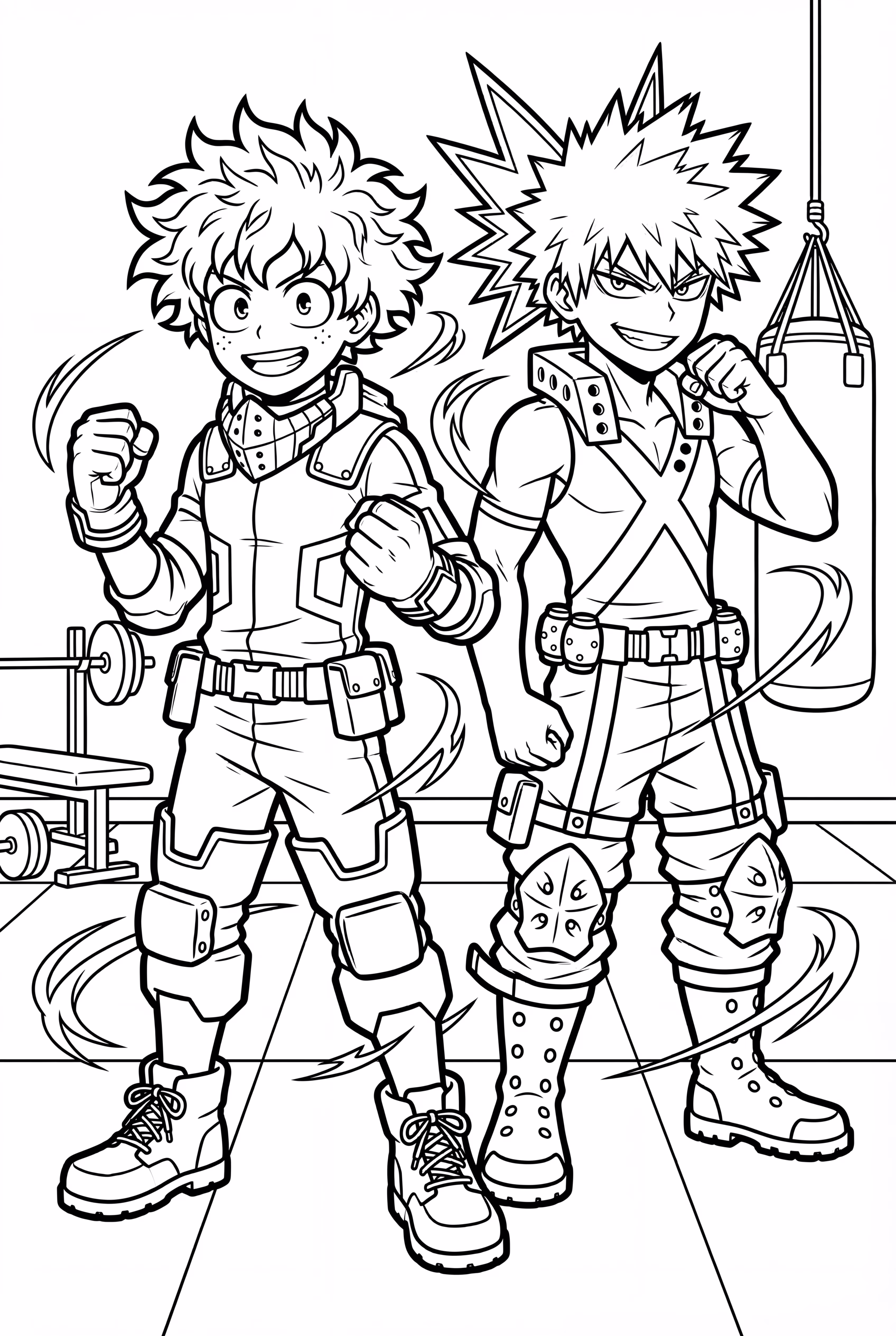 My Hero Academia Deku And Bakugo Training