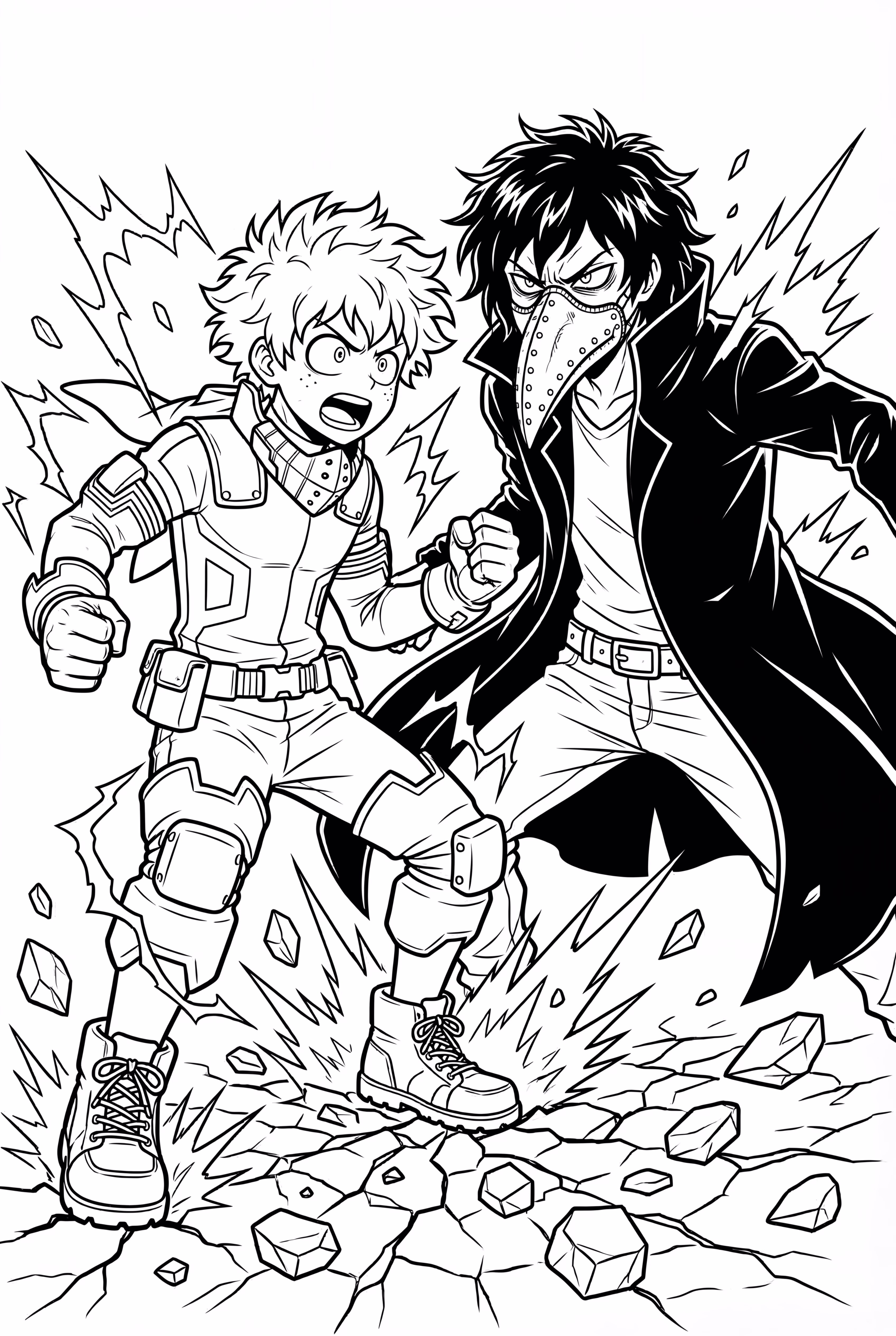 My Hero Academia Deku Vs Overhaul Battle